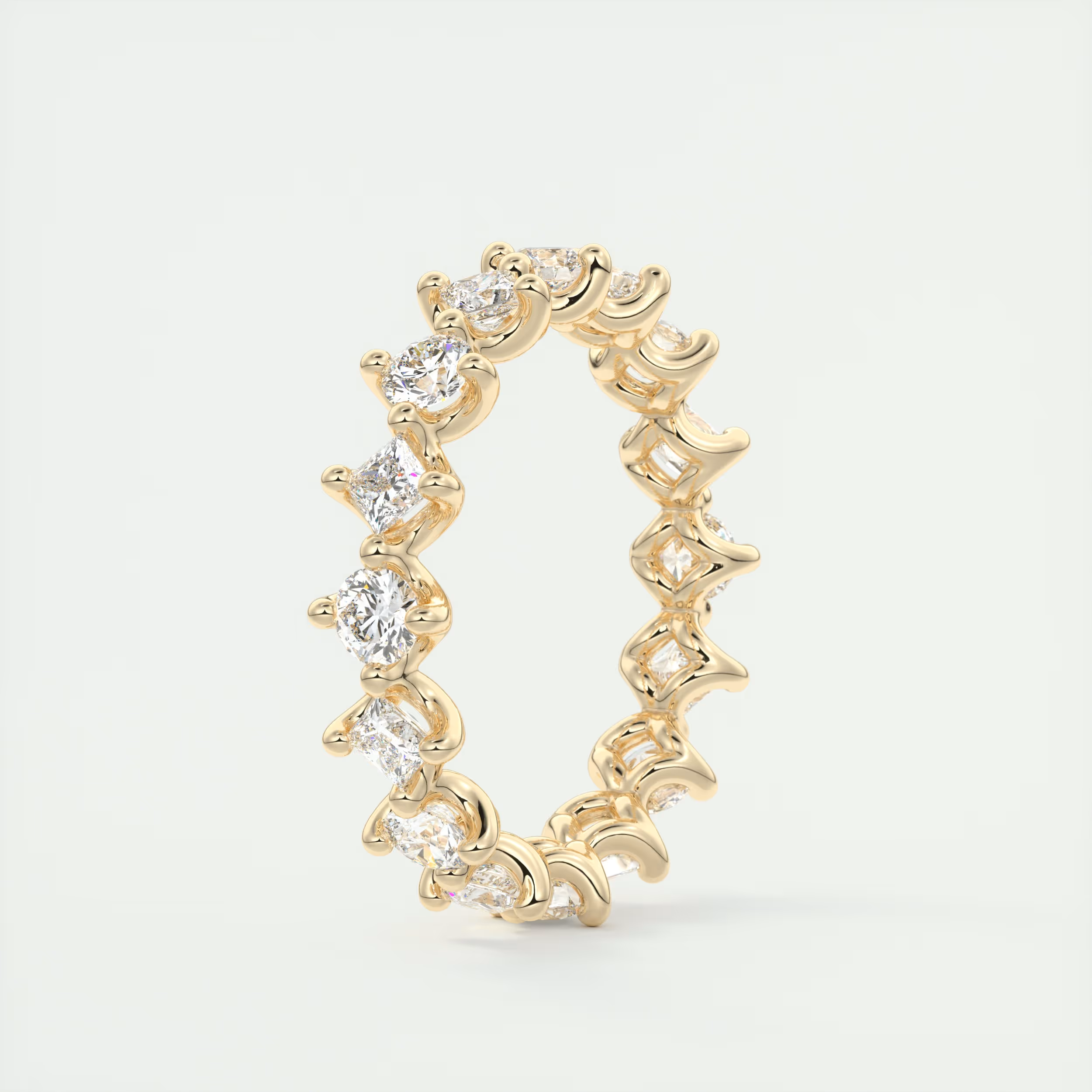 Round & Princess Eternity Band (1.5 TCW)