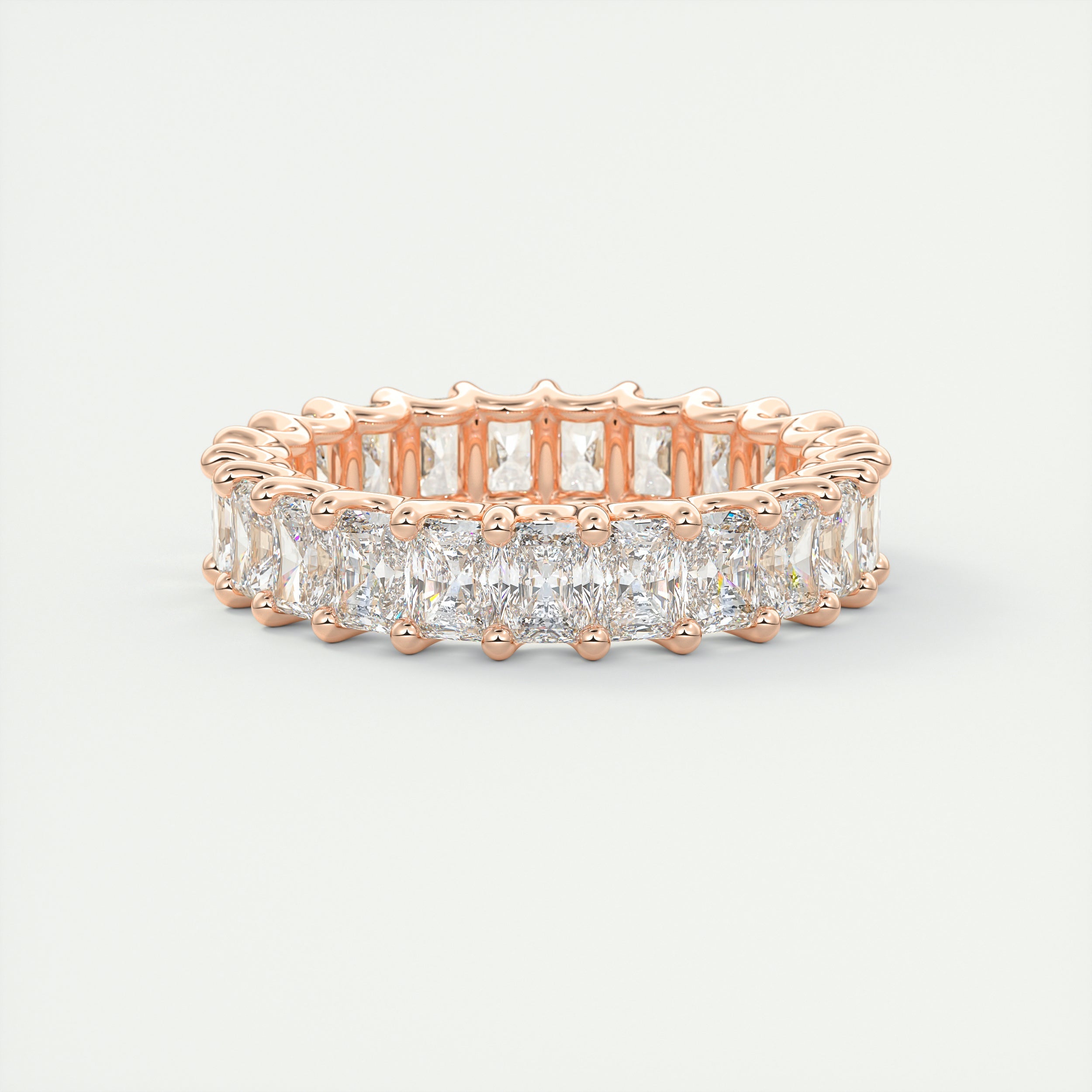 4 Carat Radiant Diamond Eternity Band (4.50 TCW)