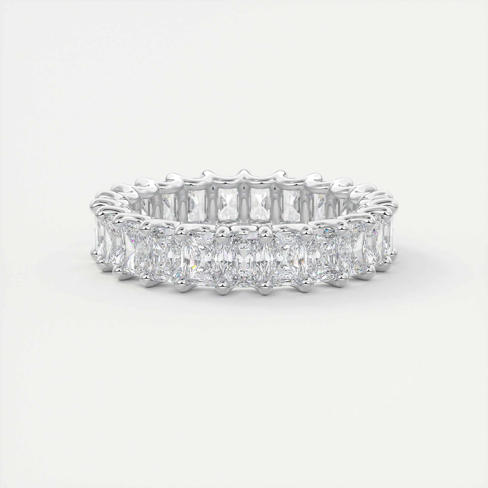 4 Carat Radiant Diamond Eternity Band (4.50 TCW)