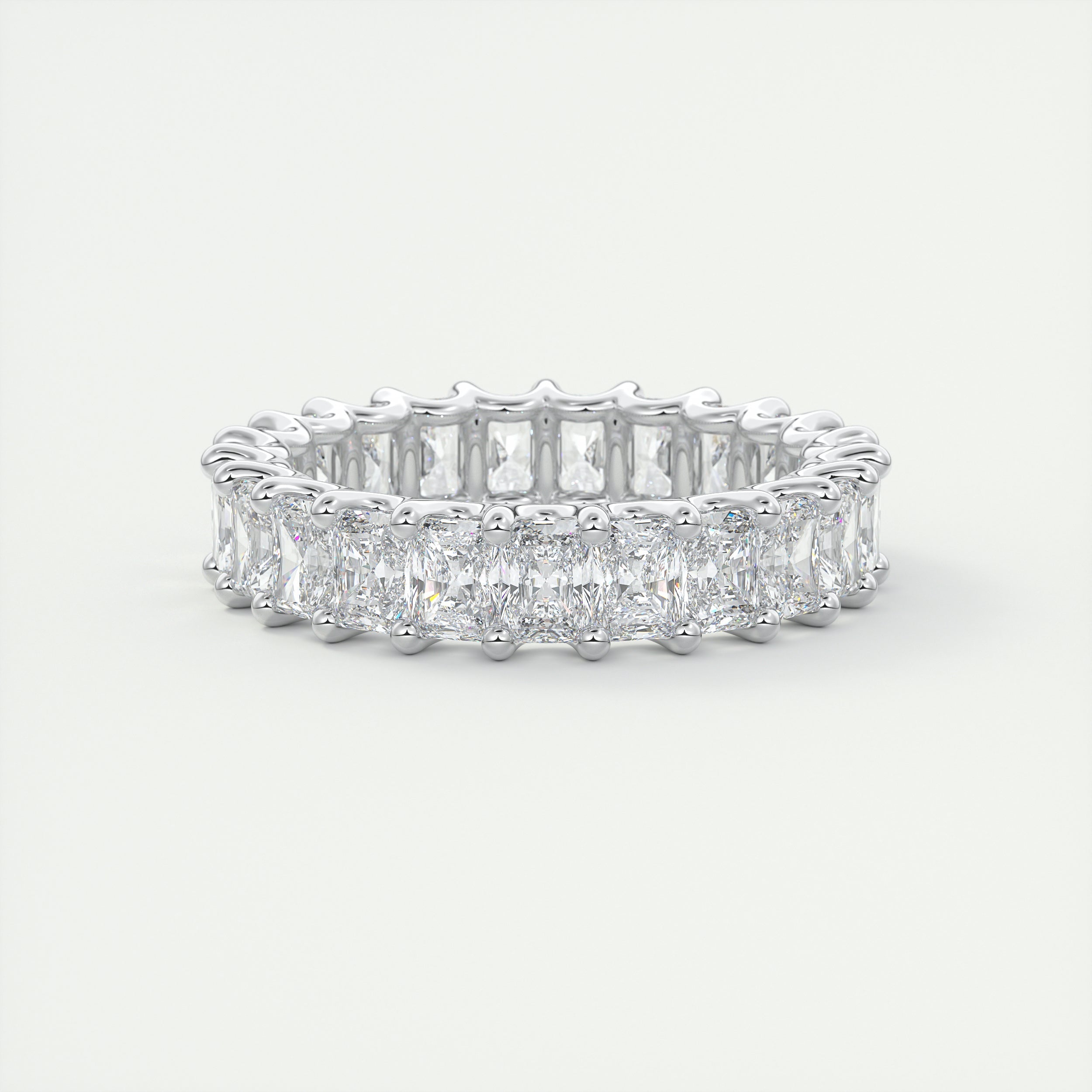 4 Carat Radiant Diamond Eternity Band (4.50 TCW)