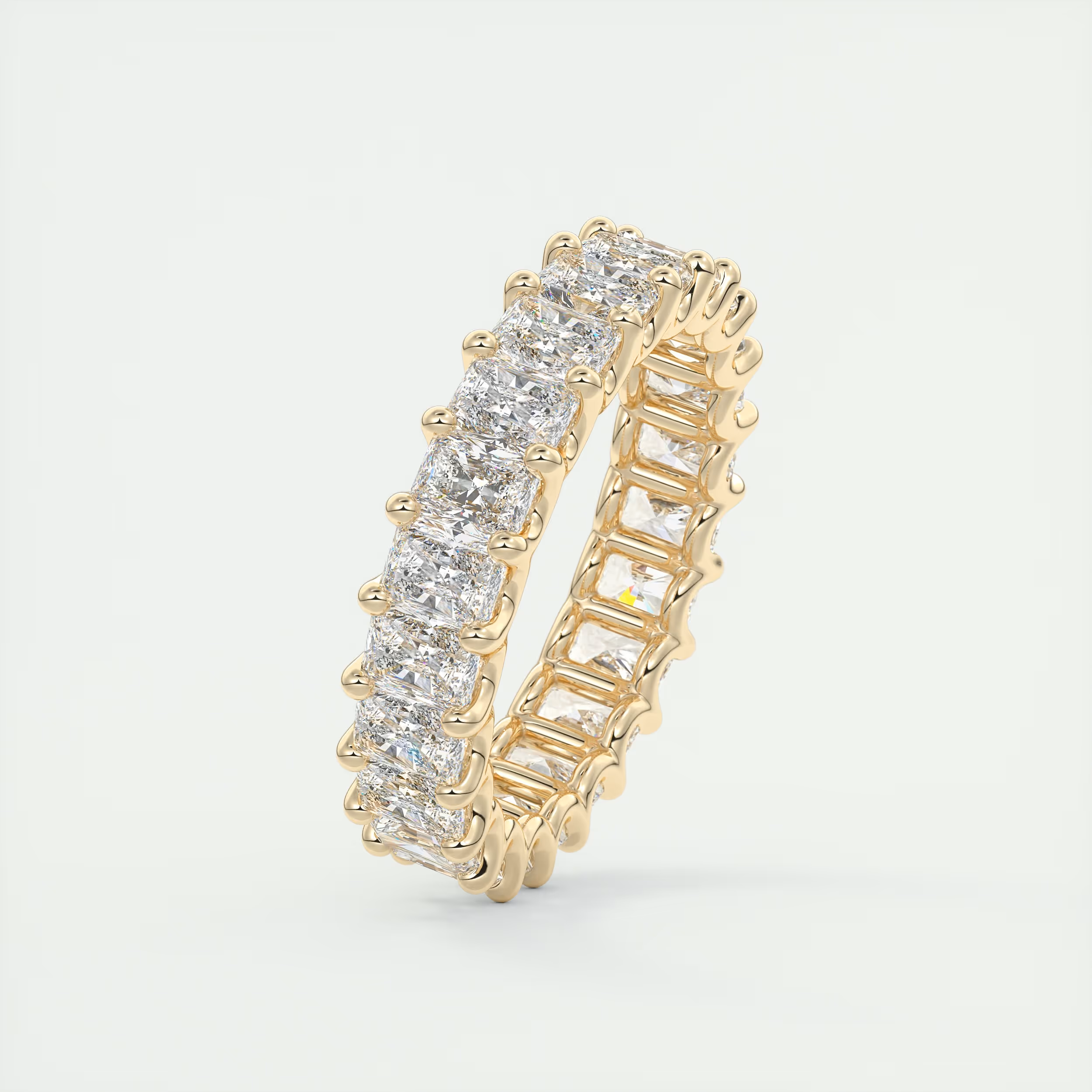 4 Carat Radiant Diamond Eternity Band (4.50 TCW)