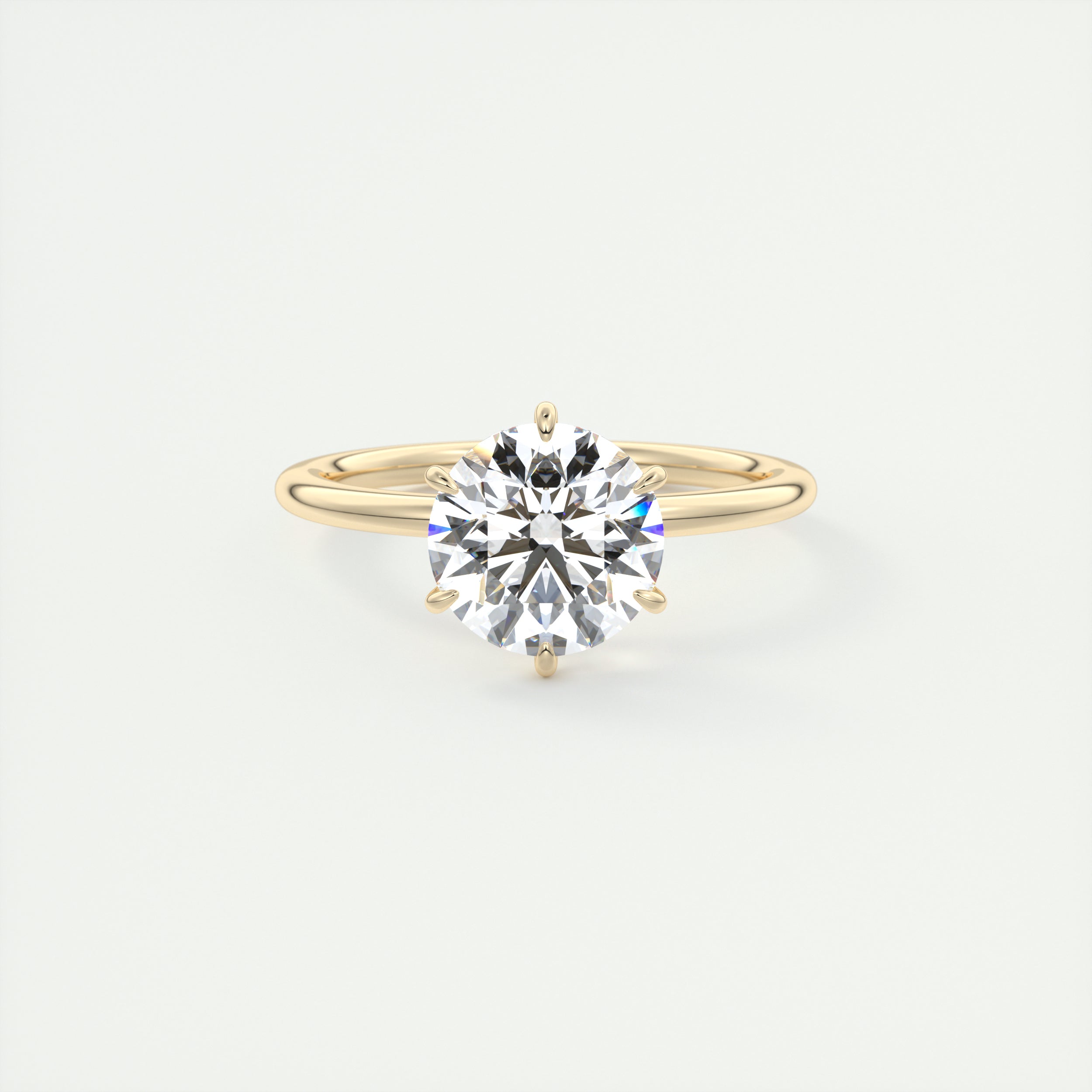 2 Carat Round Solitaire