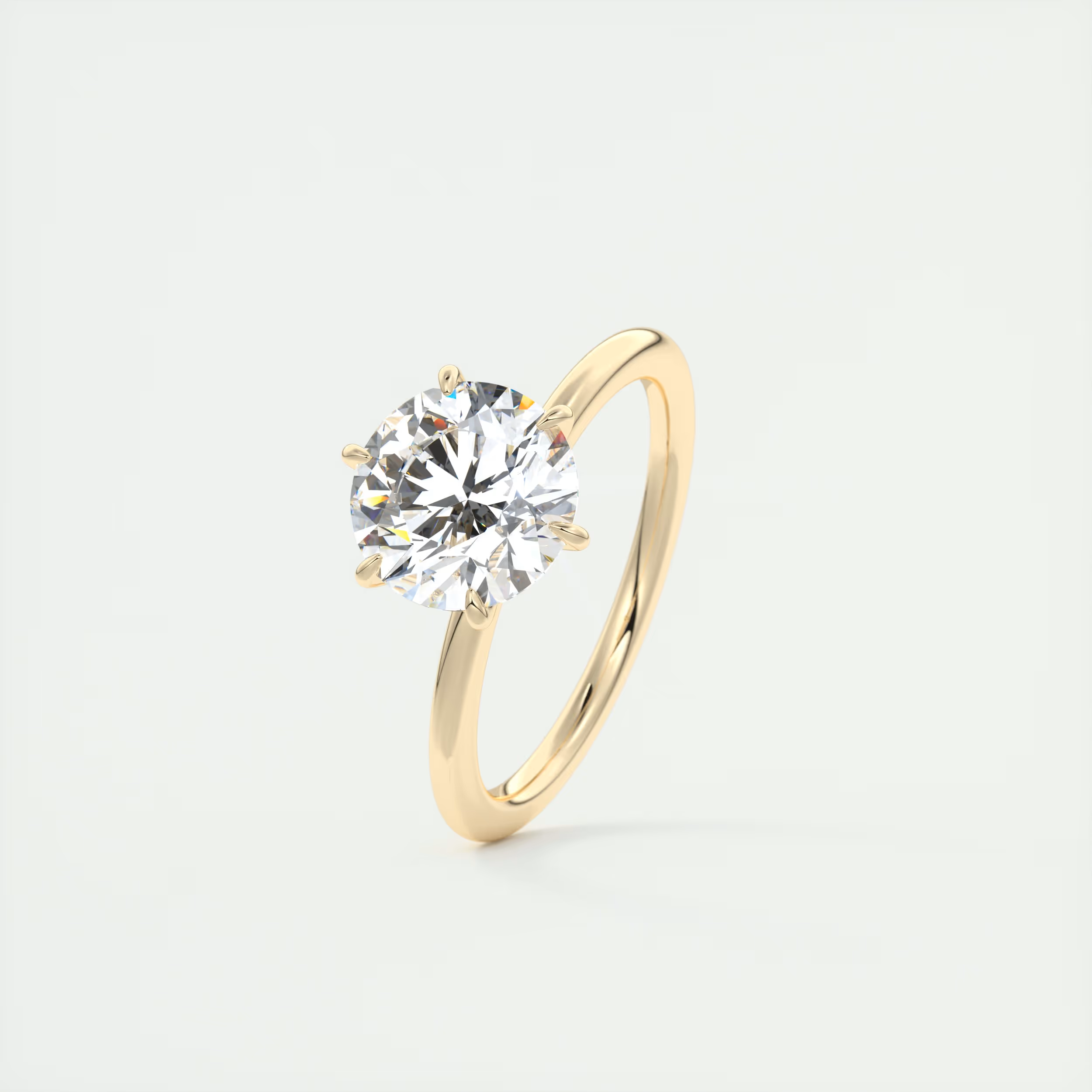 2 Carat Round Solitaire
