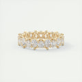 Gracefully Pear Diamond Eternity Band (2.80 TCW)