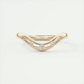 High Tide Curved Wedding Band (0.15 TCW)