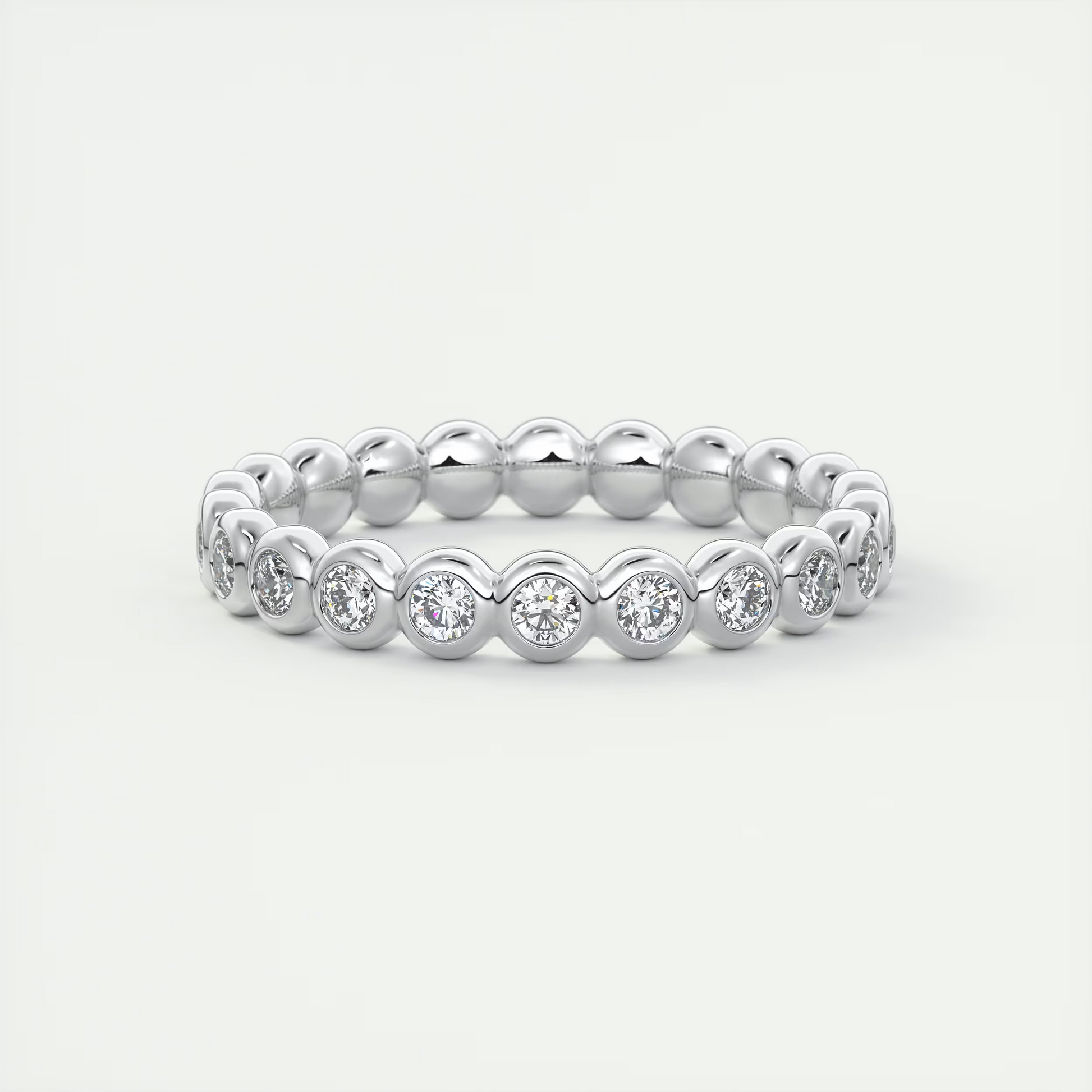 Chunky Caviar Eternity Band – 1.5mm Rounds (0.60 TCW)
