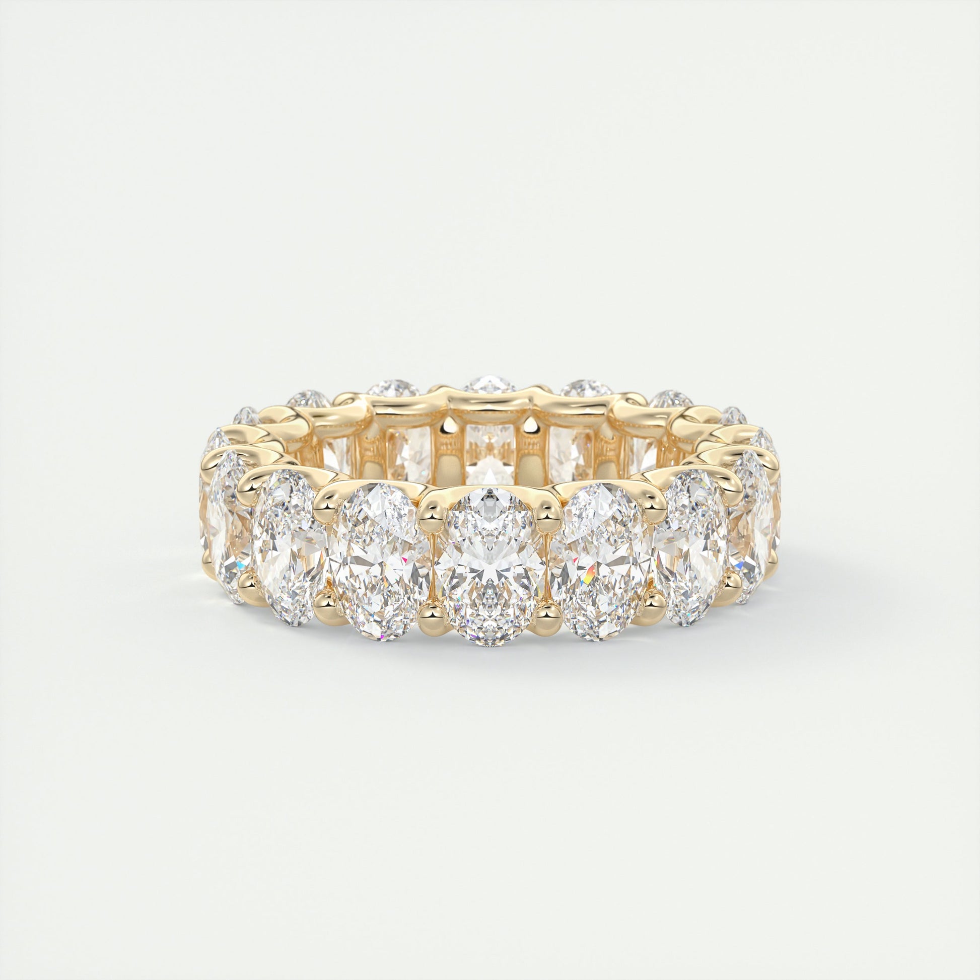 8 Carat Oval Eternity Band (8.00 TCW)