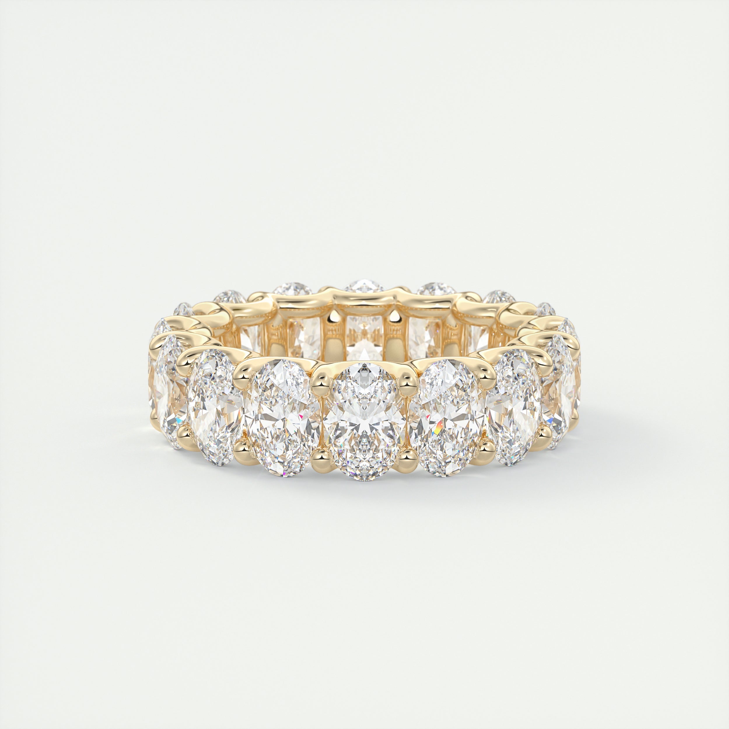 8 Carat Oval Eternity Band (8.00 TCW)