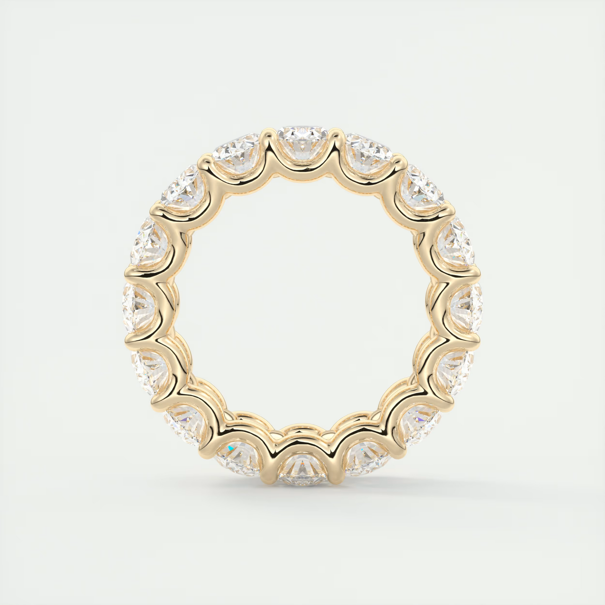 8 Carat Oval Eternity Band (8.00 TCW)