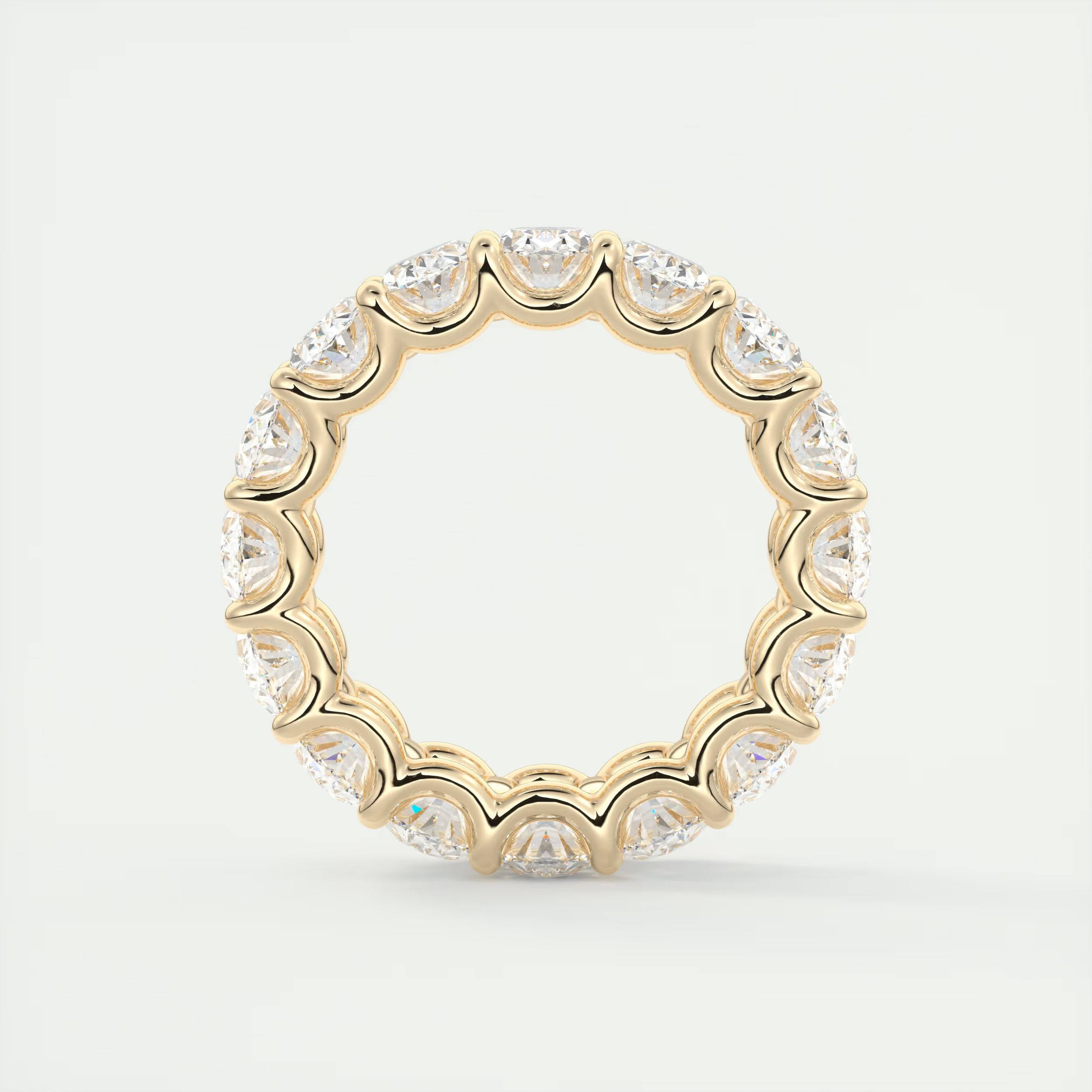 8 Carat Oval Eternity Band (8.00 TCW)