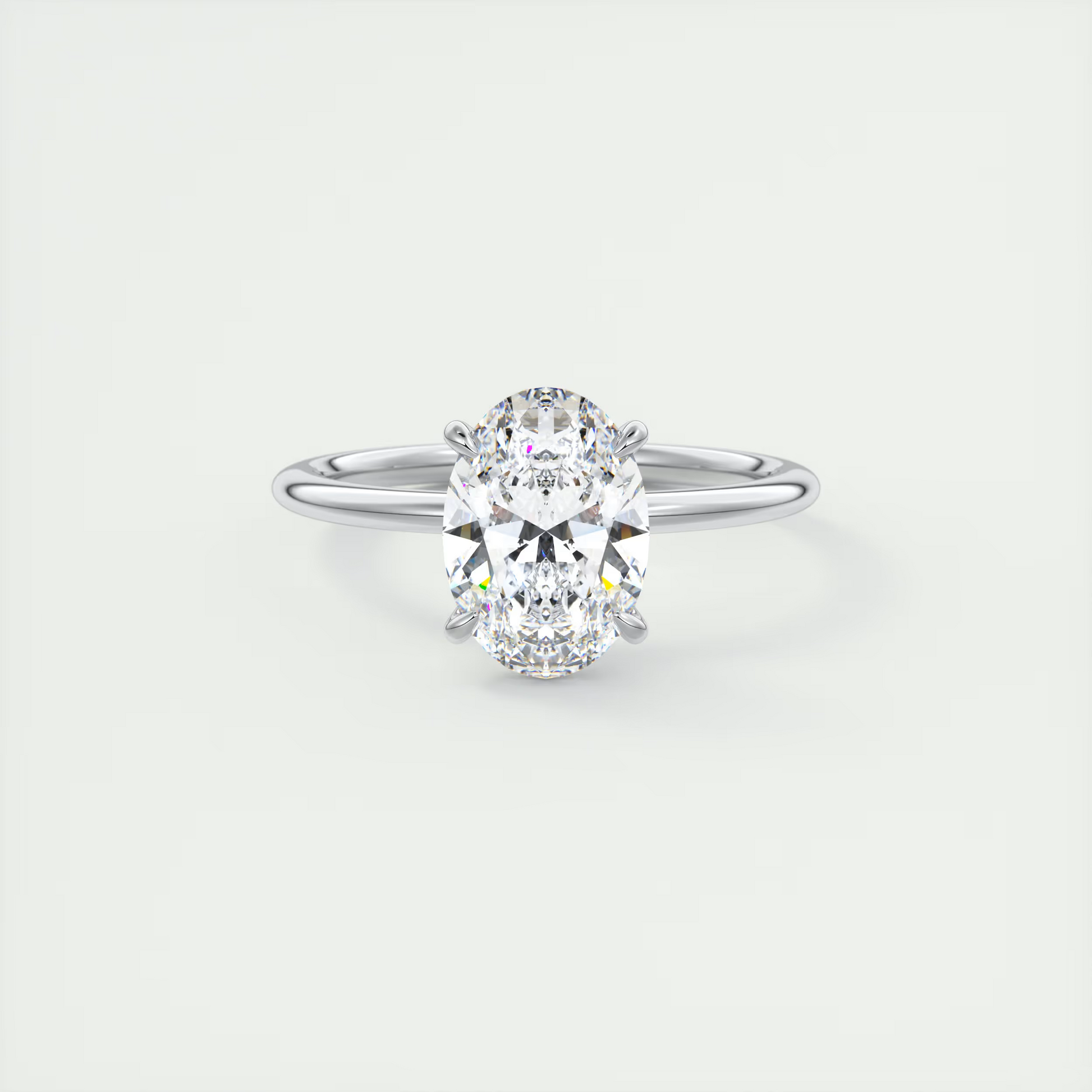2 Carat Oval Solitaire