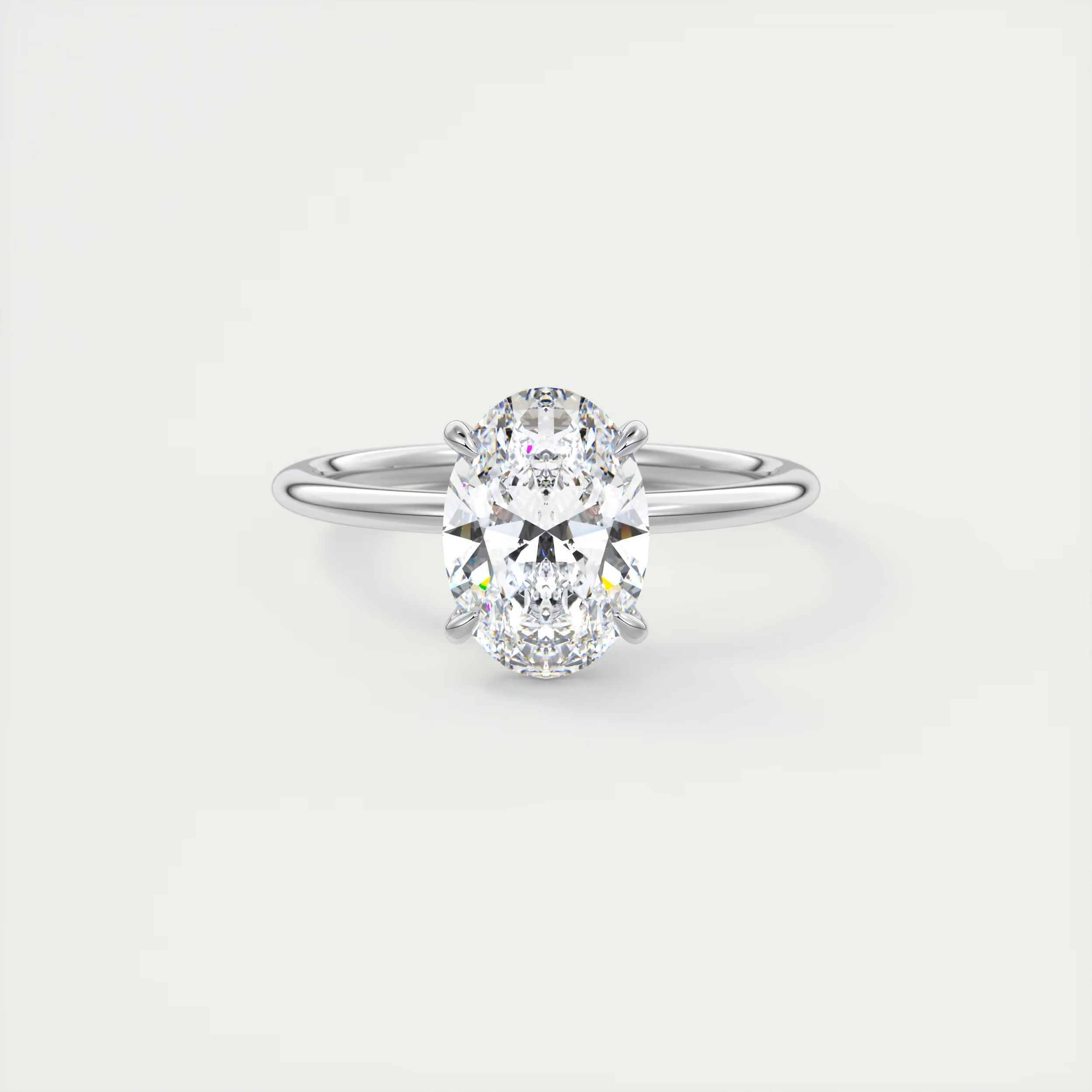 2 Carat Oval Solitaire