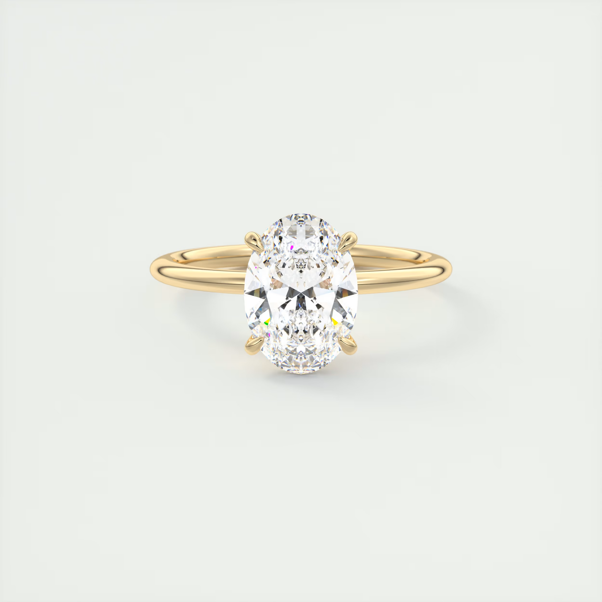 2 Carat Oval Solitaire