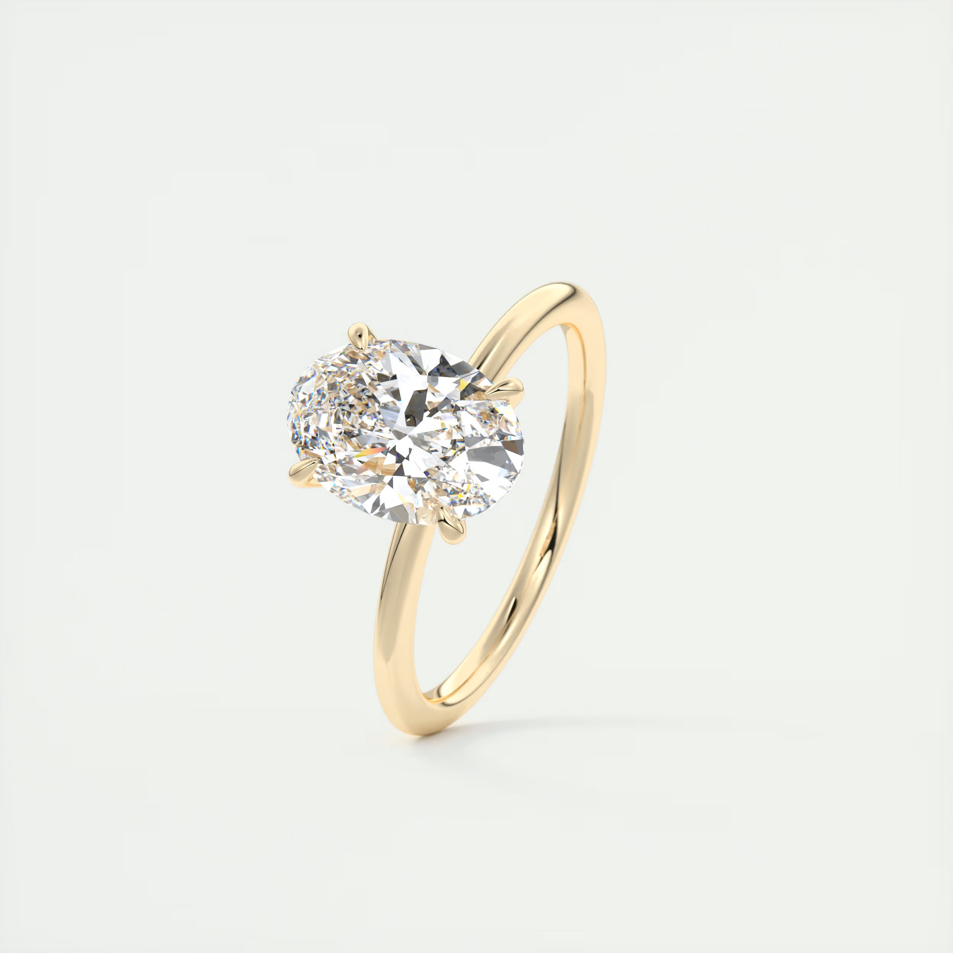 2 Carat Oval Solitaire