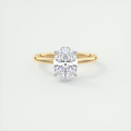 Serene 2 Carat Oval Solitaire Diamond Ring