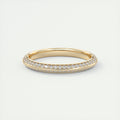 Butterknife Pavé Round Diamond Band (0.35 TCW)