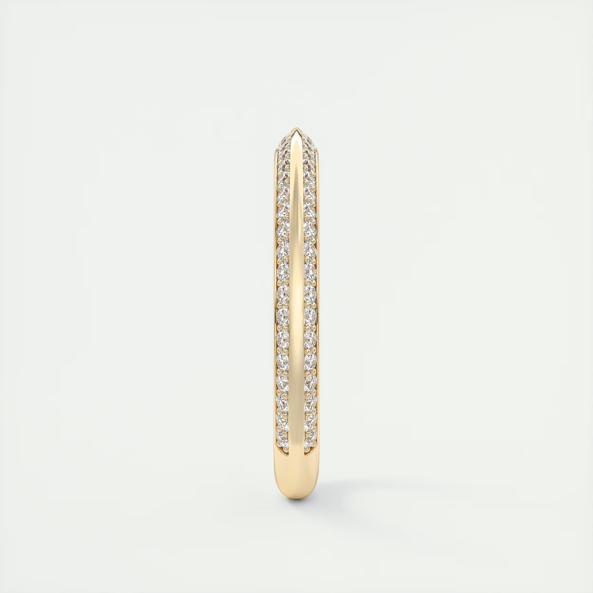 Butterknife Pavé Round Diamond Band (0.35 TCW)