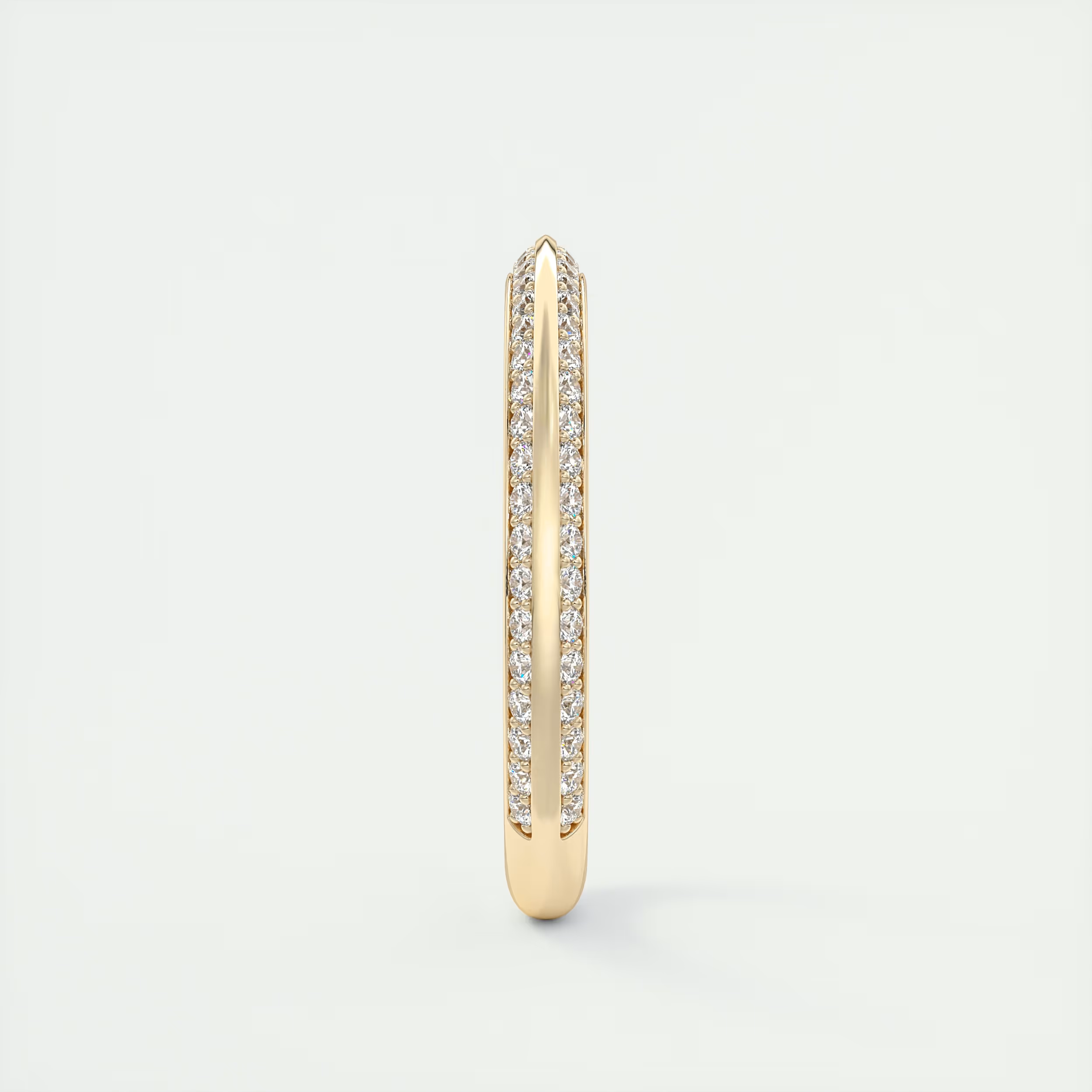 Butterknife Pavé Round Diamond Band (0.35 TCW)