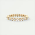 Princess and Round Eternity Band (0.50 TCW)