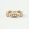 3mm Carré Bezel Eternity Band