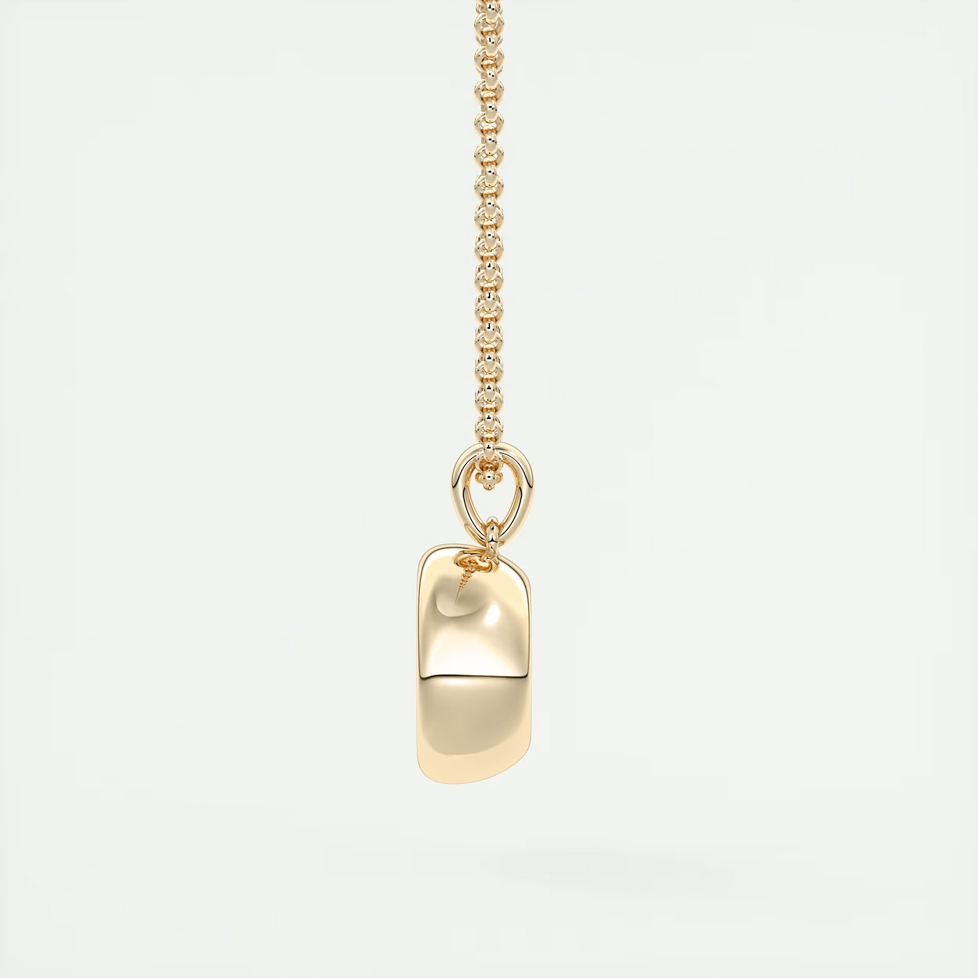 1.5 Carat Cushion Bezel Pendant