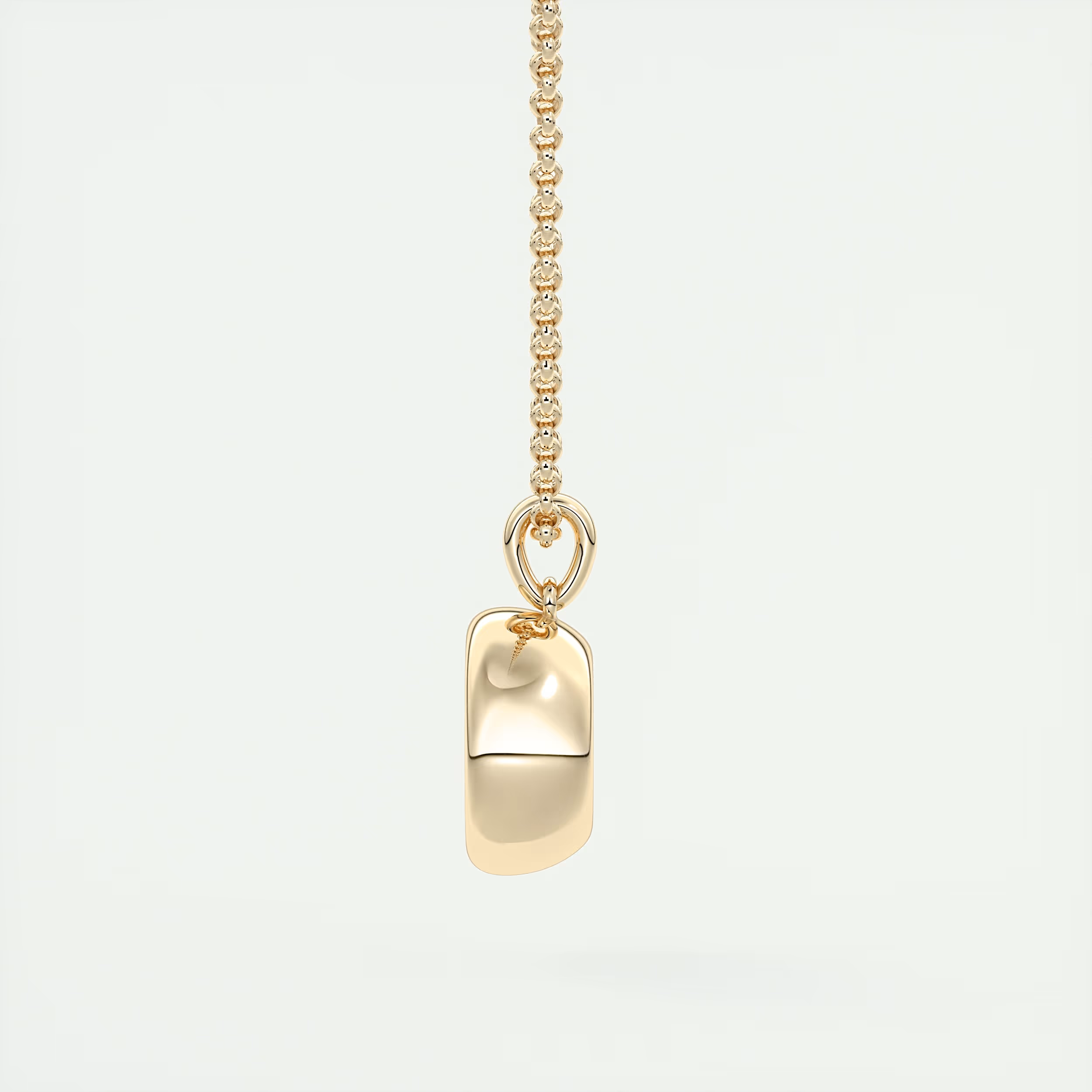 1.5 Carat Cushion Bezel Pendant