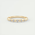 Graduated Pavé Diamond Wedding Band (0.05 TCW)