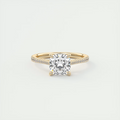2 Carat Cushion Cathedral Set Solitaire