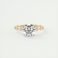 Glow 2 Carat Dainty Round Solitaire with Hidden Halo