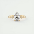 Shimmer 2 Carat Dainty Pear Solitaire with Hidden Halo