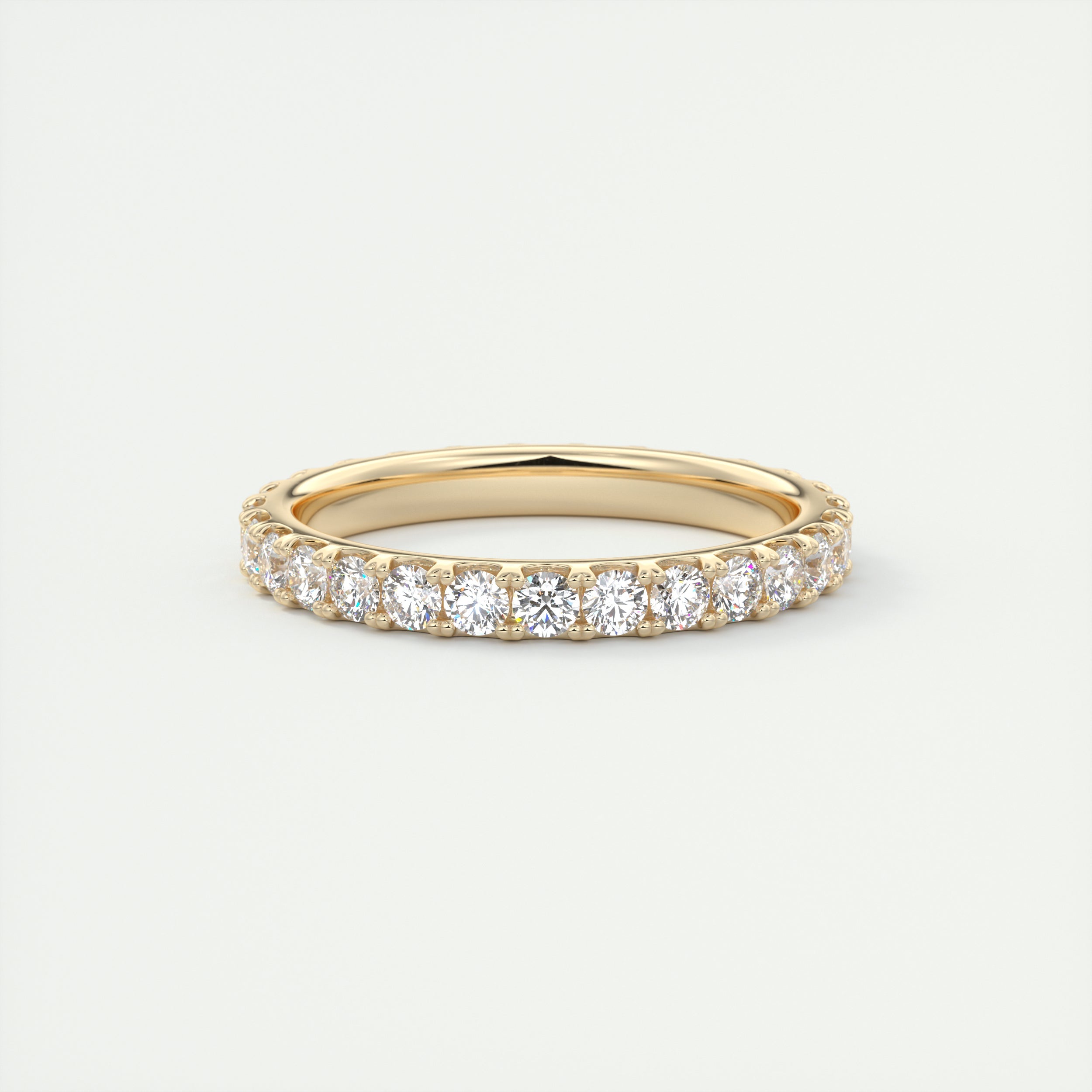 2.3mm French Set Eternity Band (1.00 TCW)