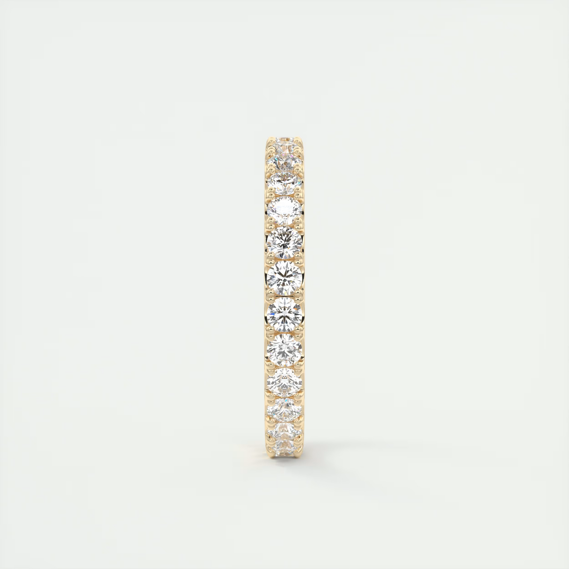 2.3mm French Set Eternity Band (1.00 TCW)