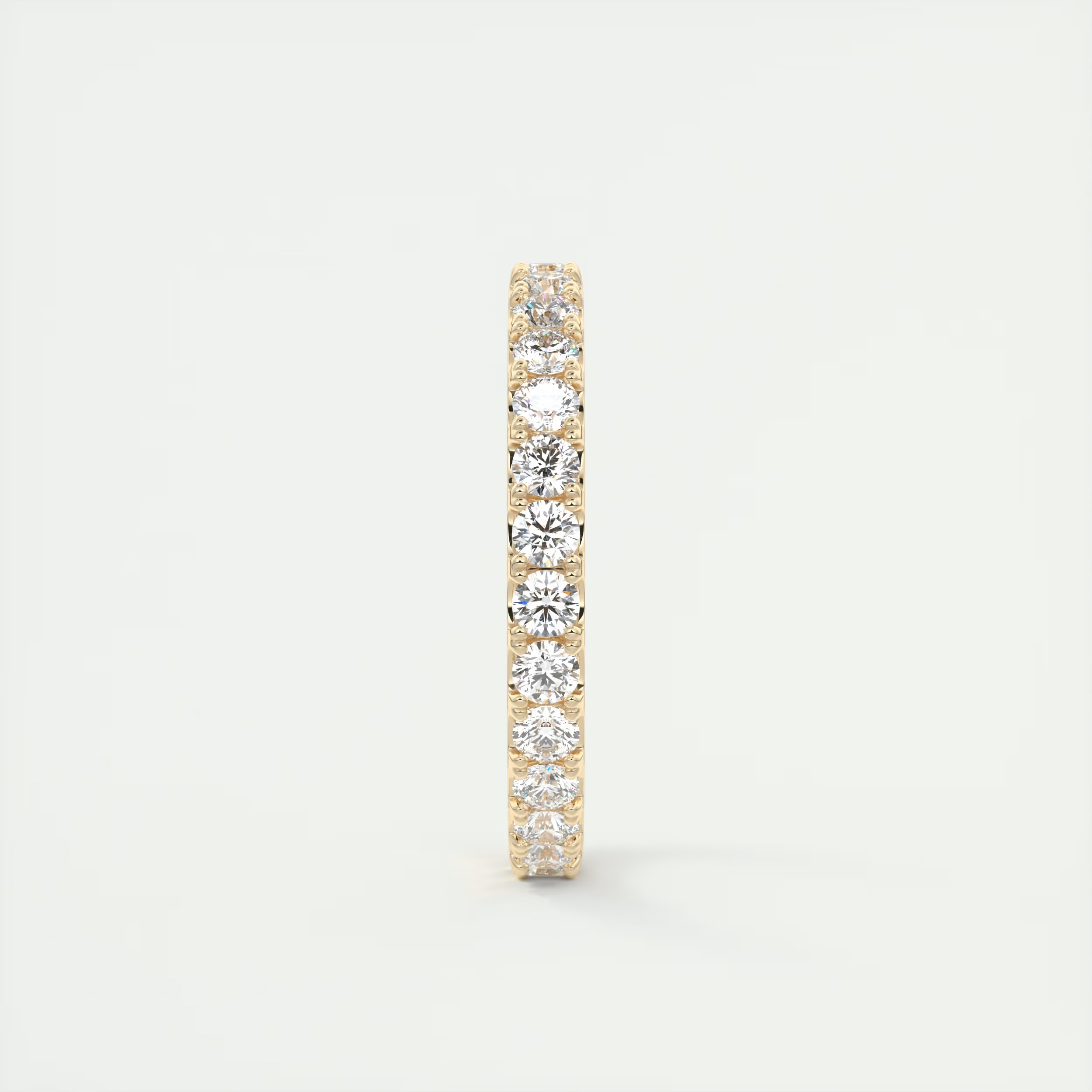2.3mm French Set Eternity Band (1.00 TCW)