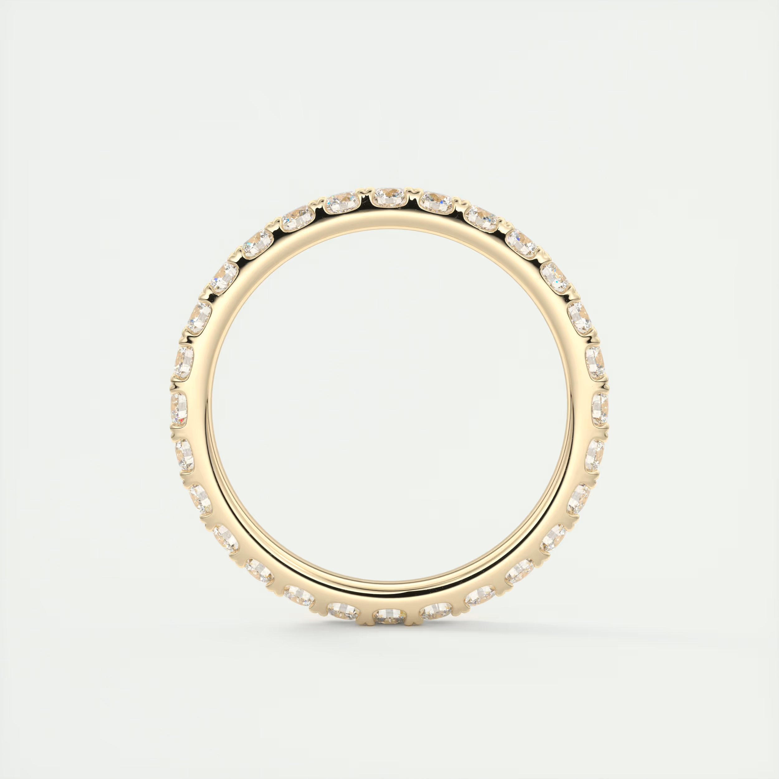 2.3mm French Set Eternity Band (1.00 TCW)