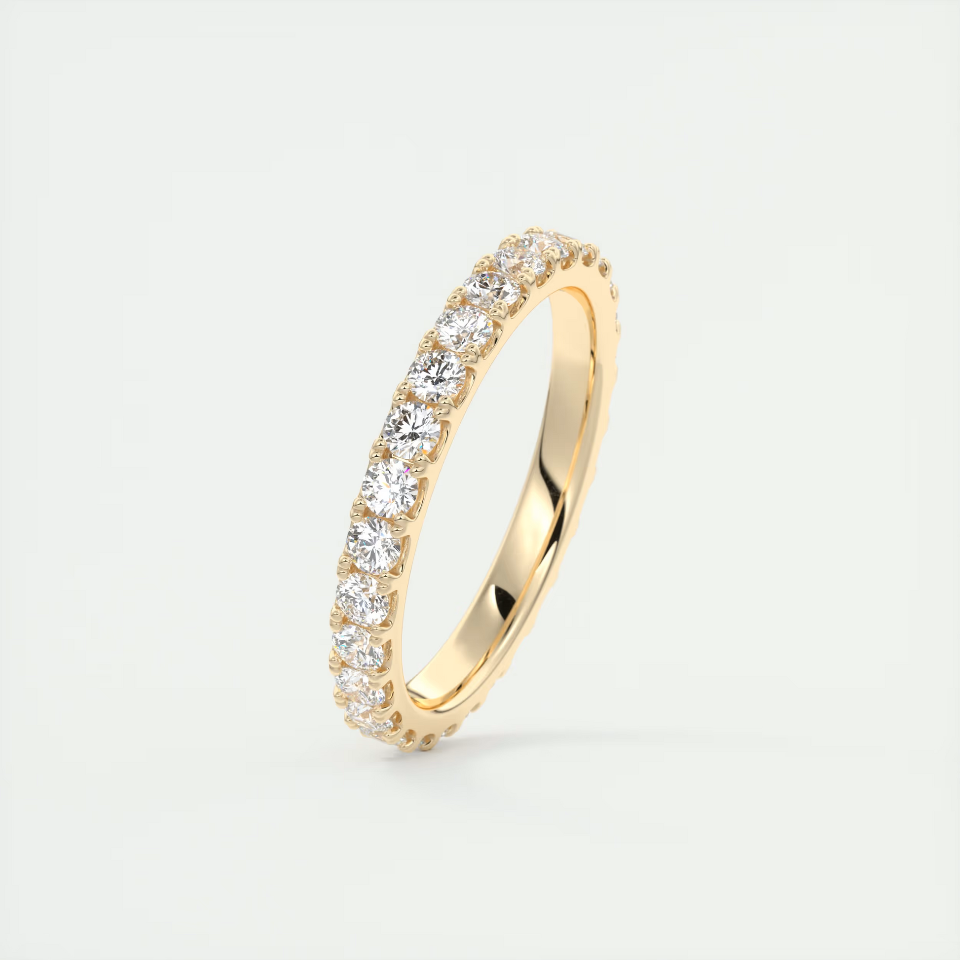 2.3mm French Set Eternity Band (1.00 TCW)
