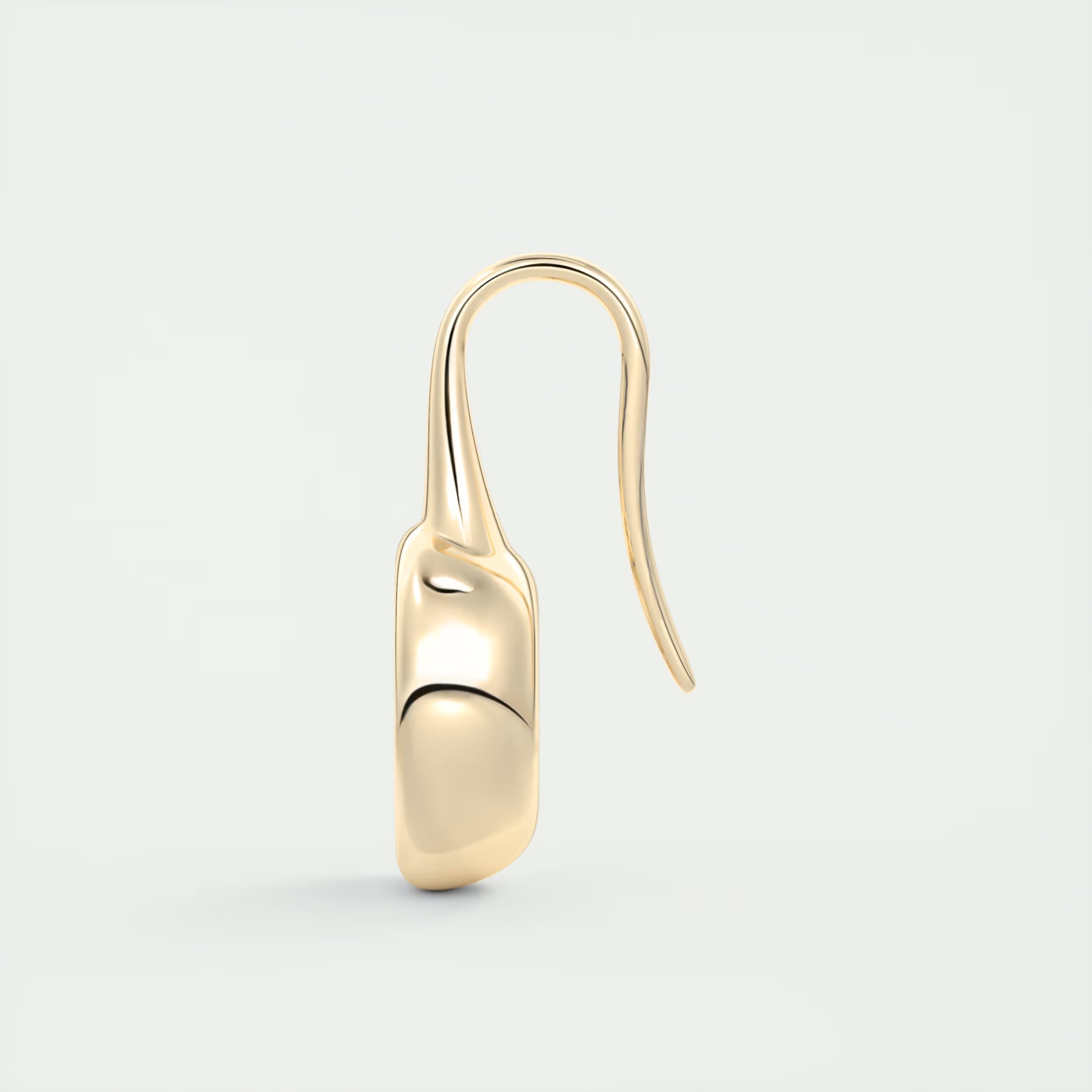 1.5 ct Emerald Bezel Drop Earrings