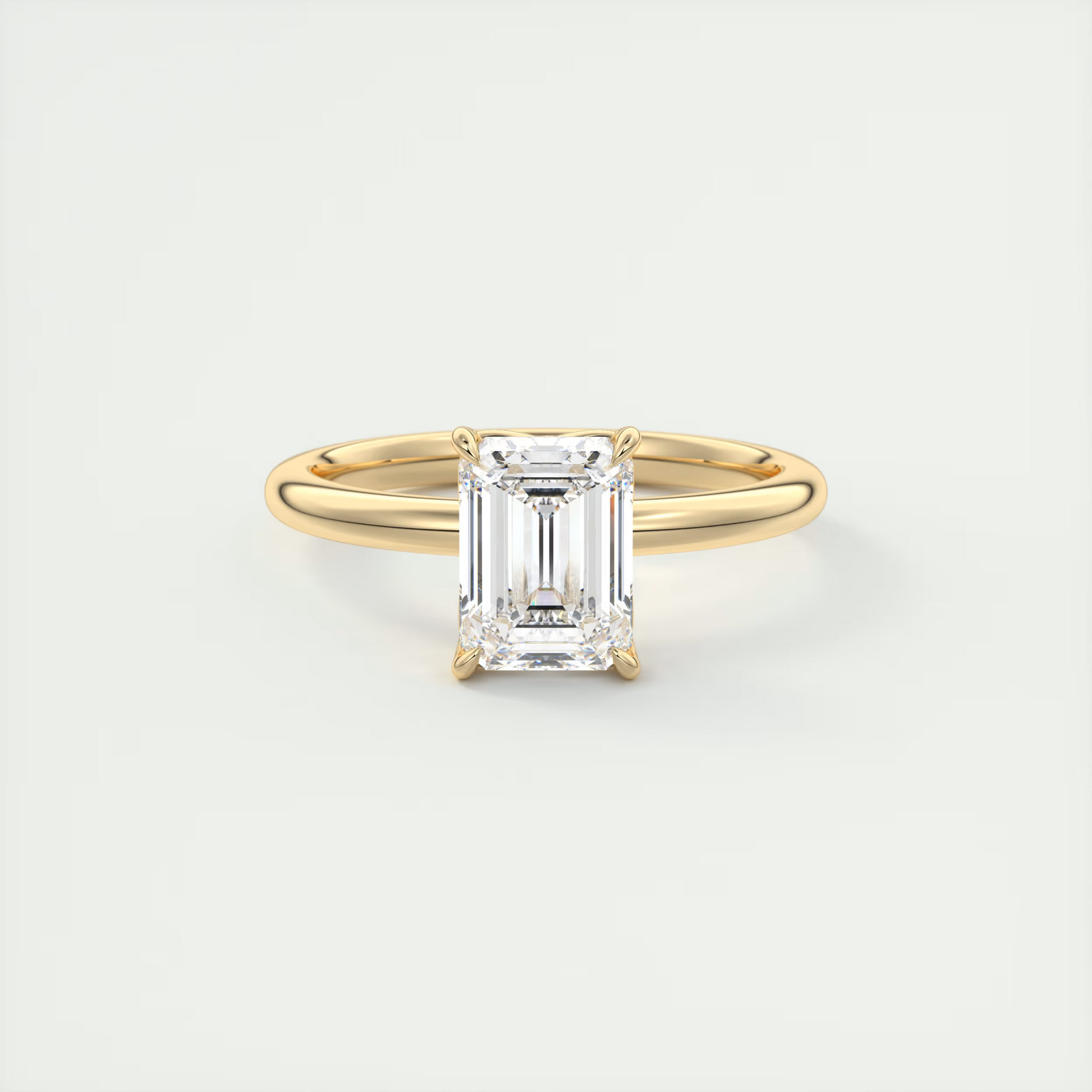 2 Carat Floral Cushion Solitaire