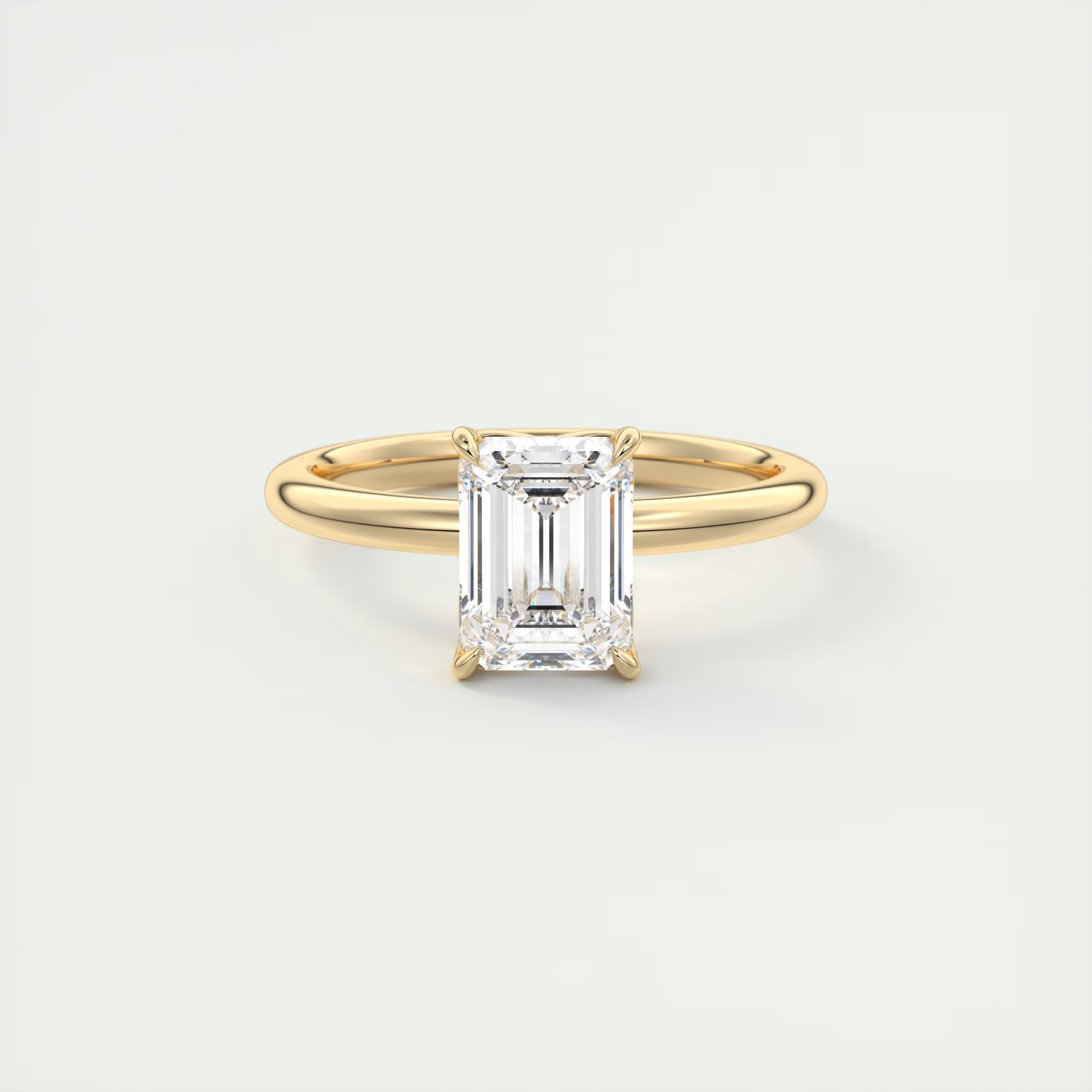 2 Carat Floral Cushion Solitaire