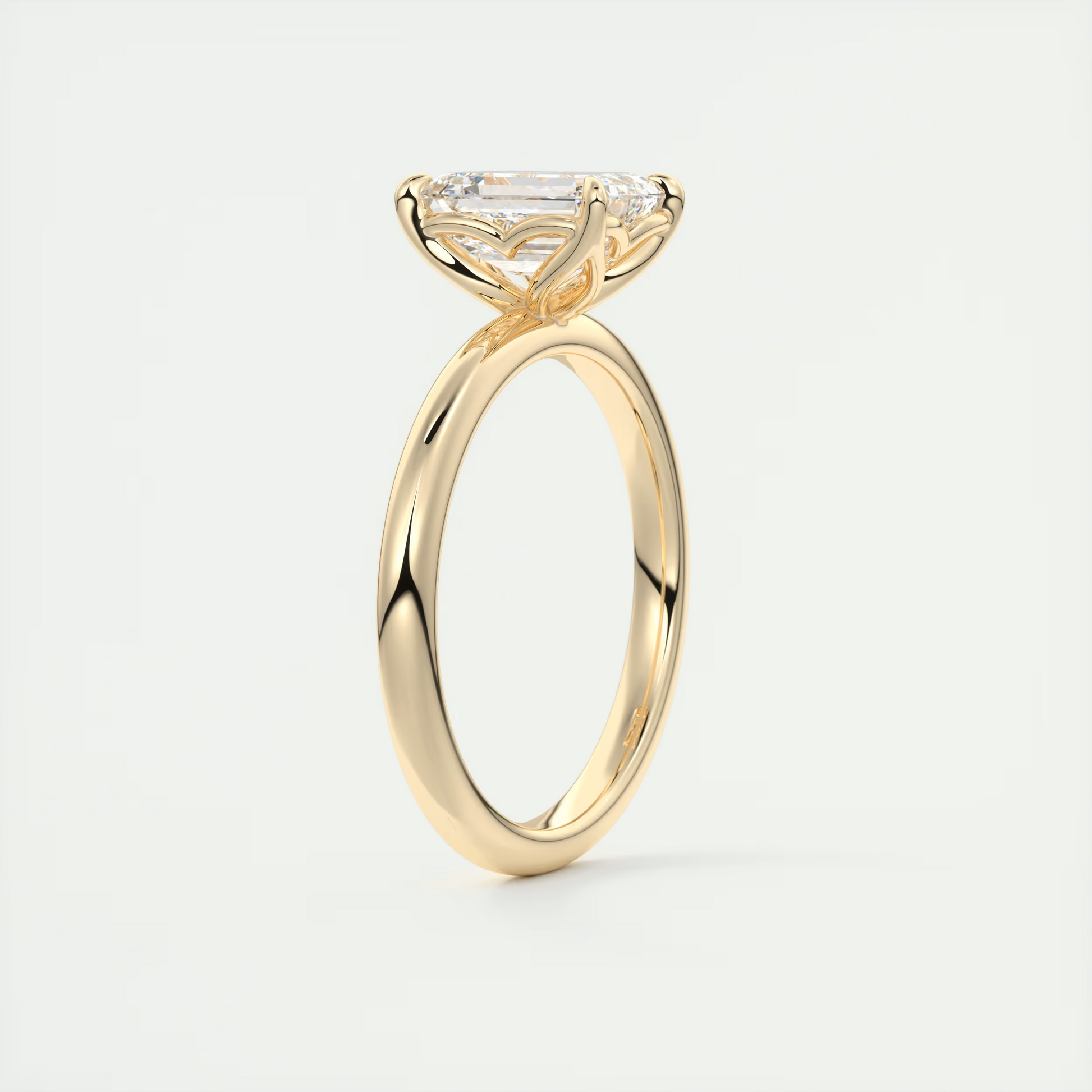 2 Carat Floral Cushion Solitaire