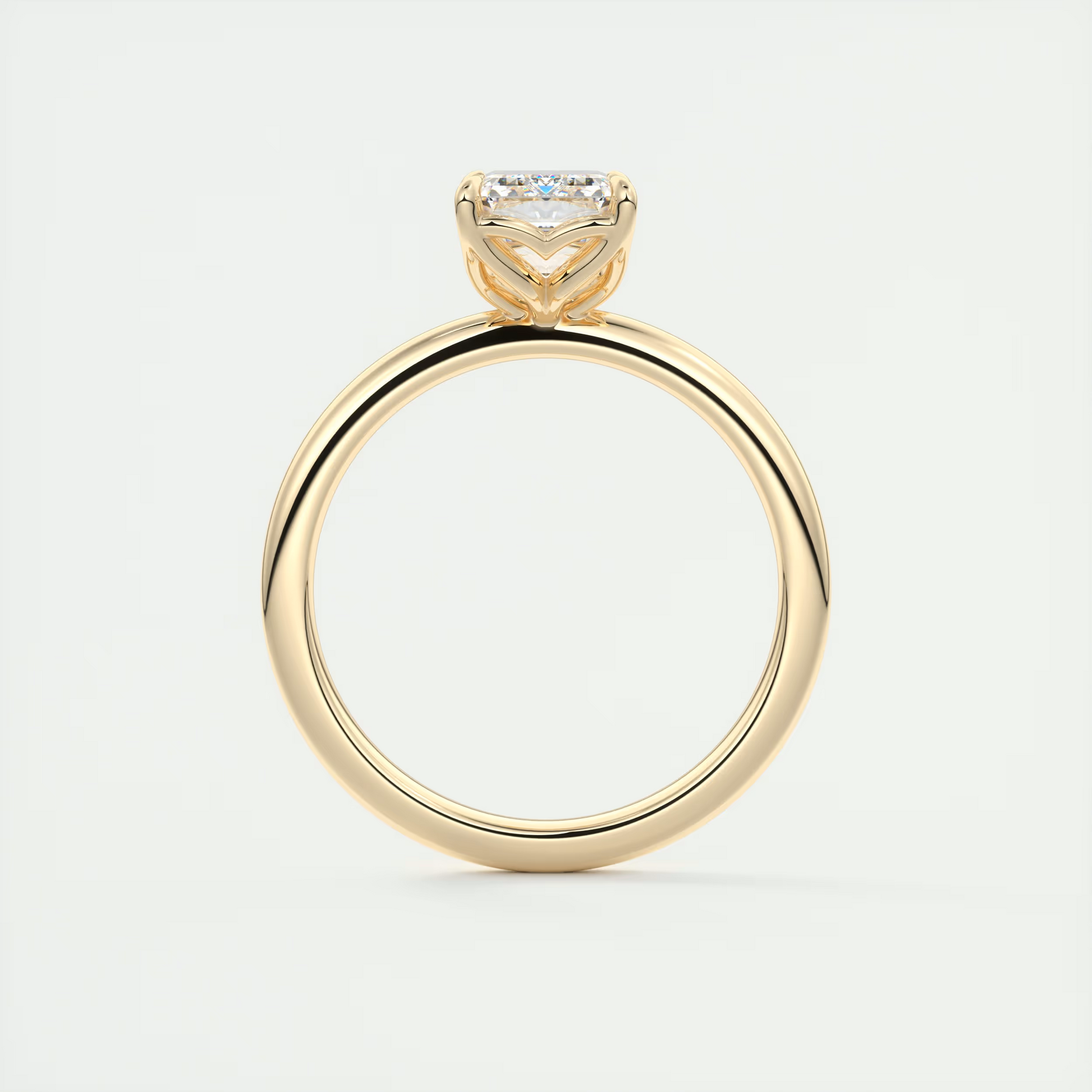 2 Carat Floral Cushion Solitaire