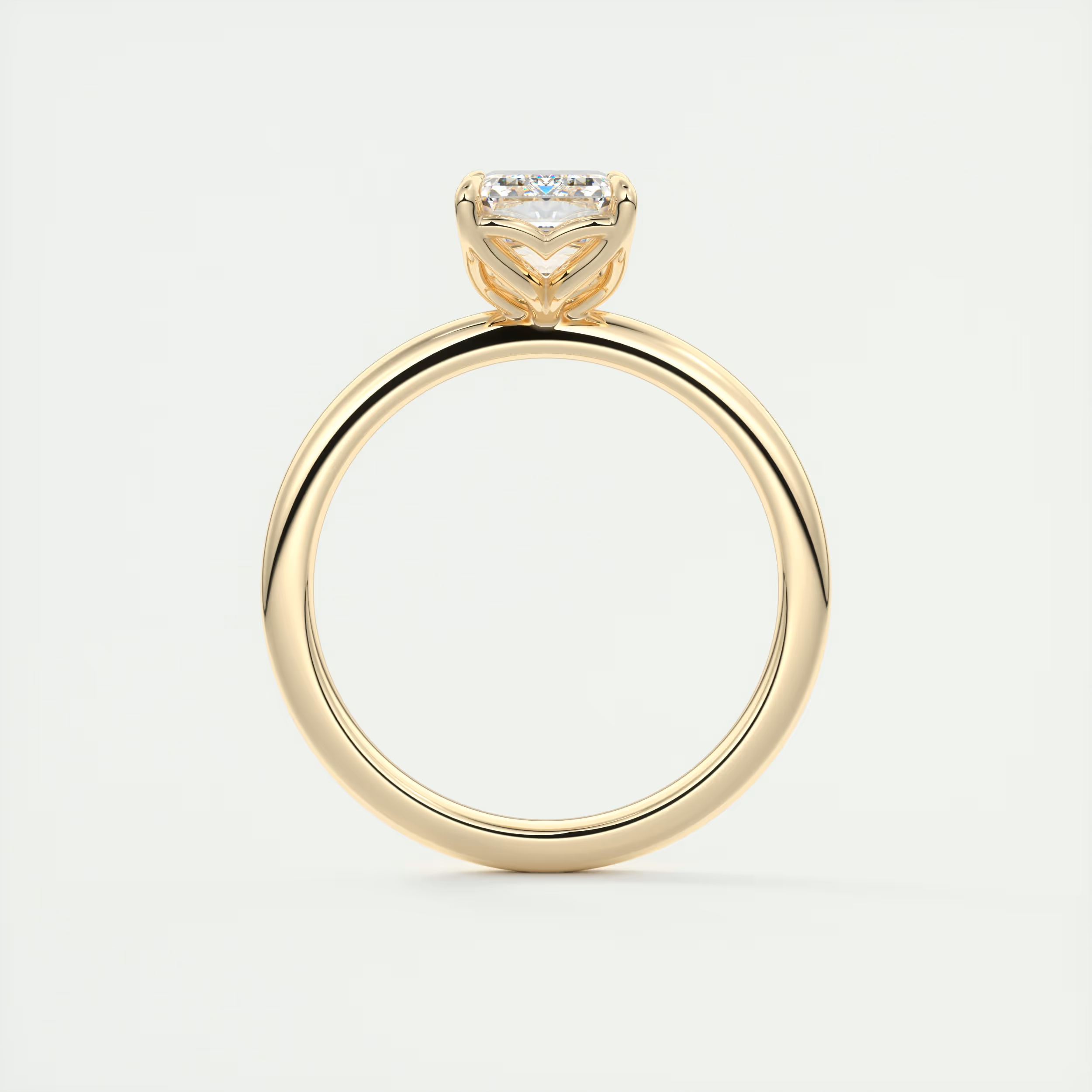 2 Carat Floral Cushion Solitaire