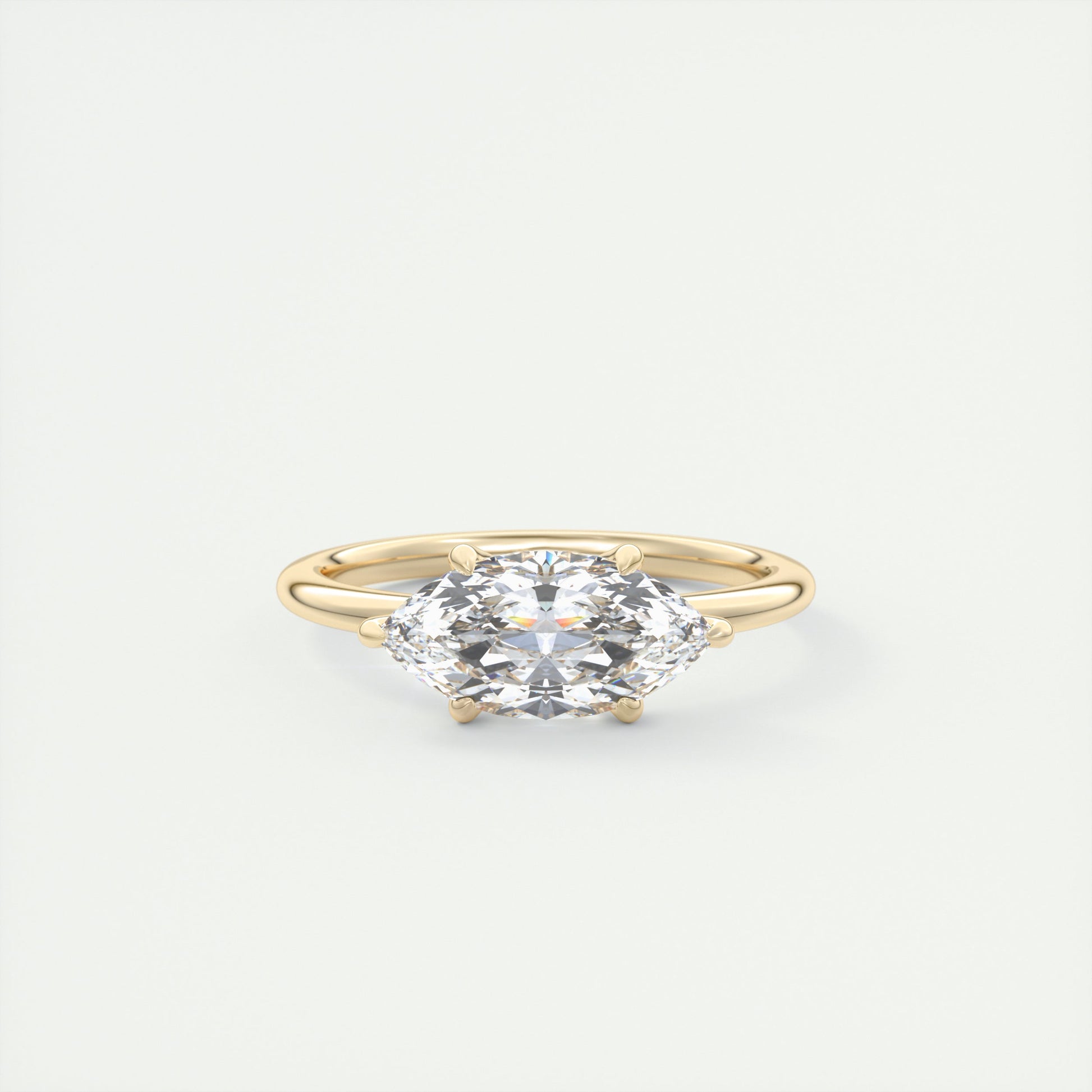 2 Carat Low Profile Marquise Solitaire