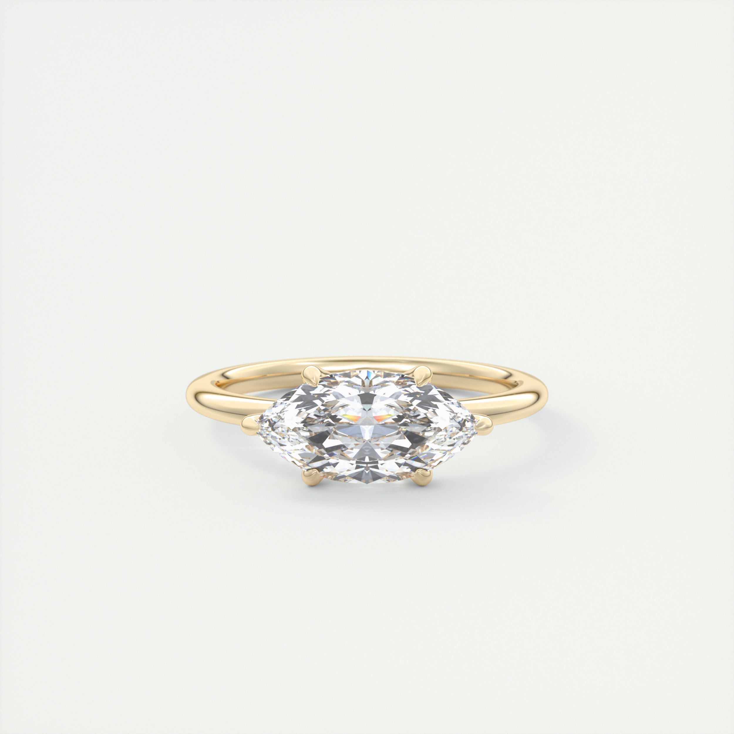 2 Carat Low Profile Marquise Solitaire