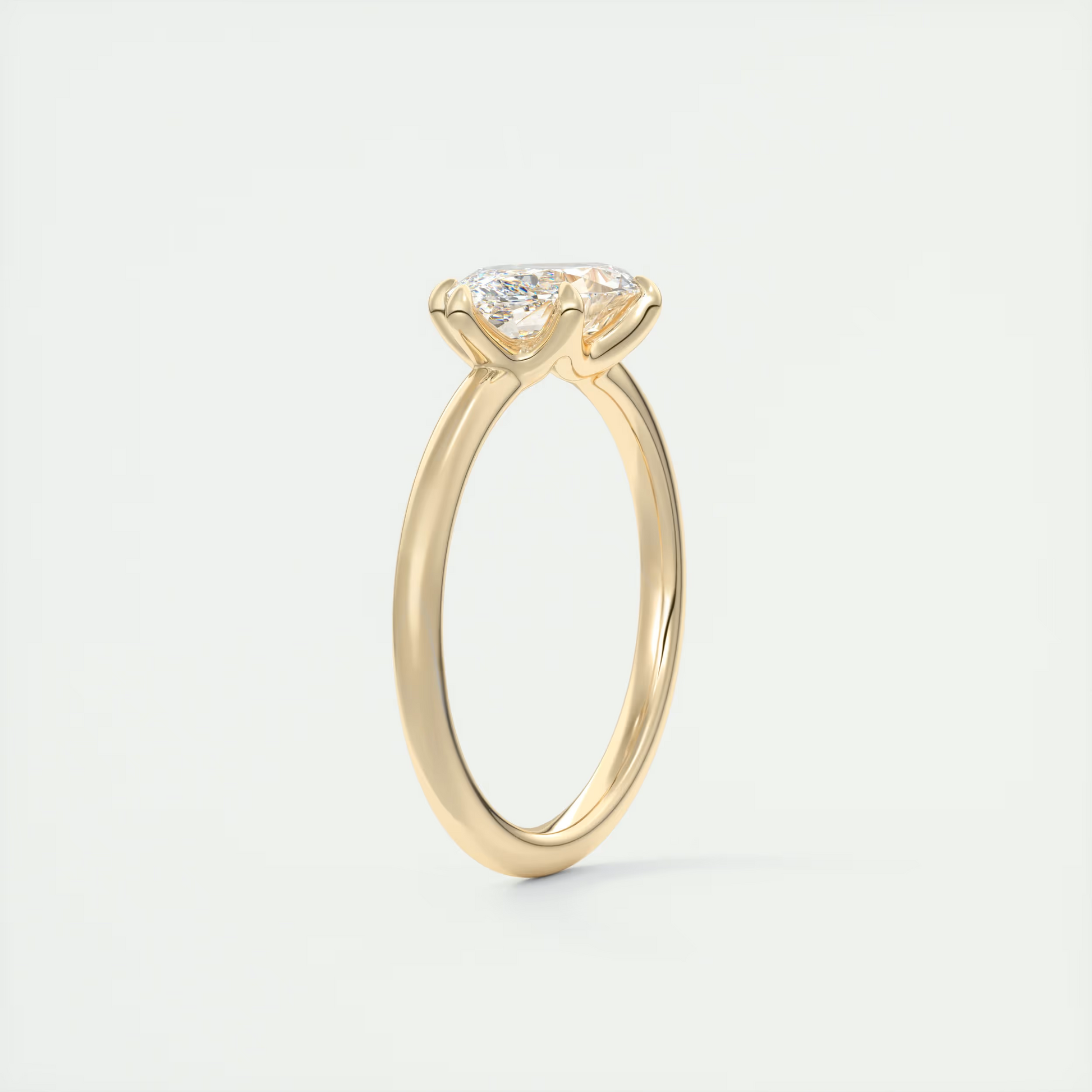 2 Carat Low Profile Marquise Solitaire