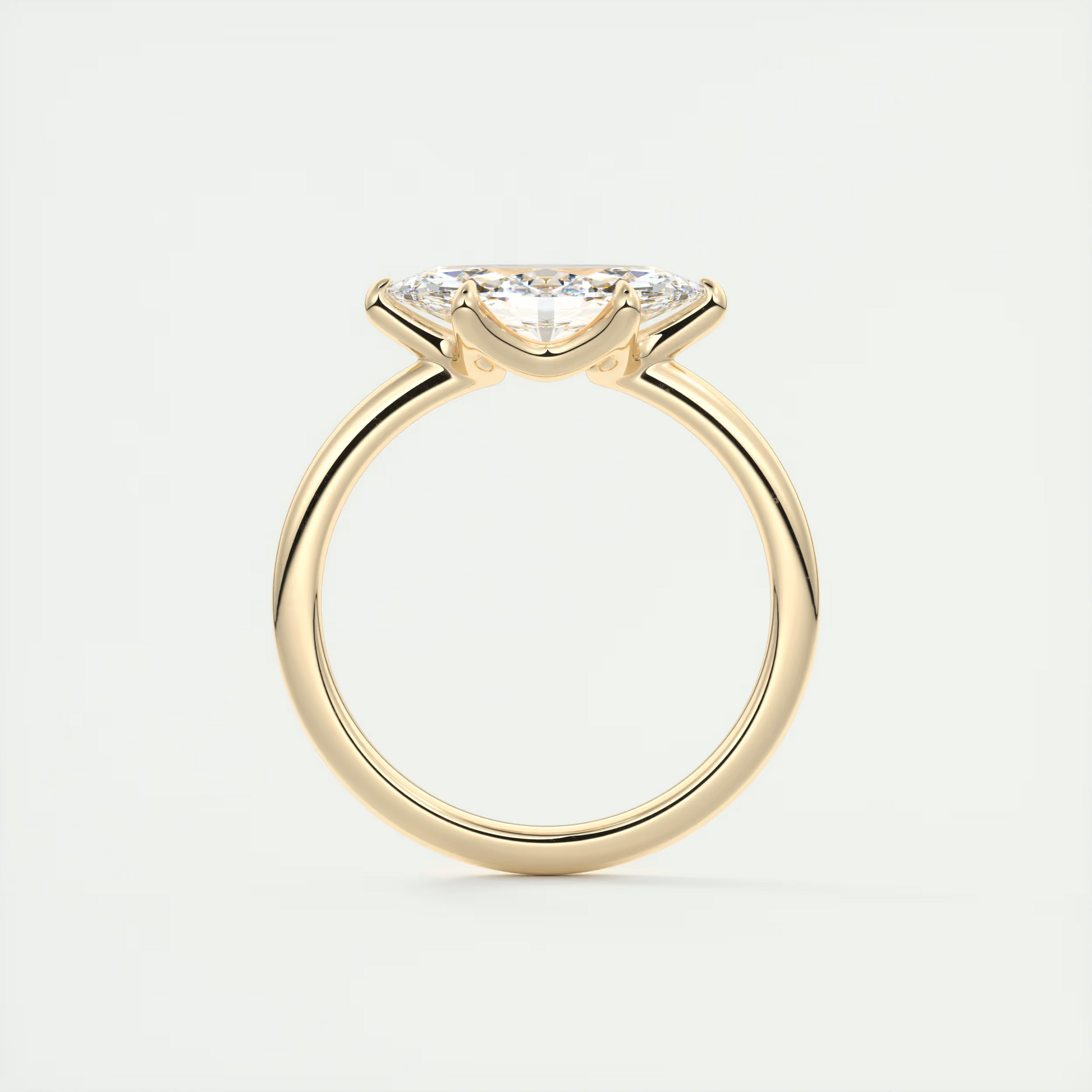 2 Carat Low Profile Marquise Solitaire