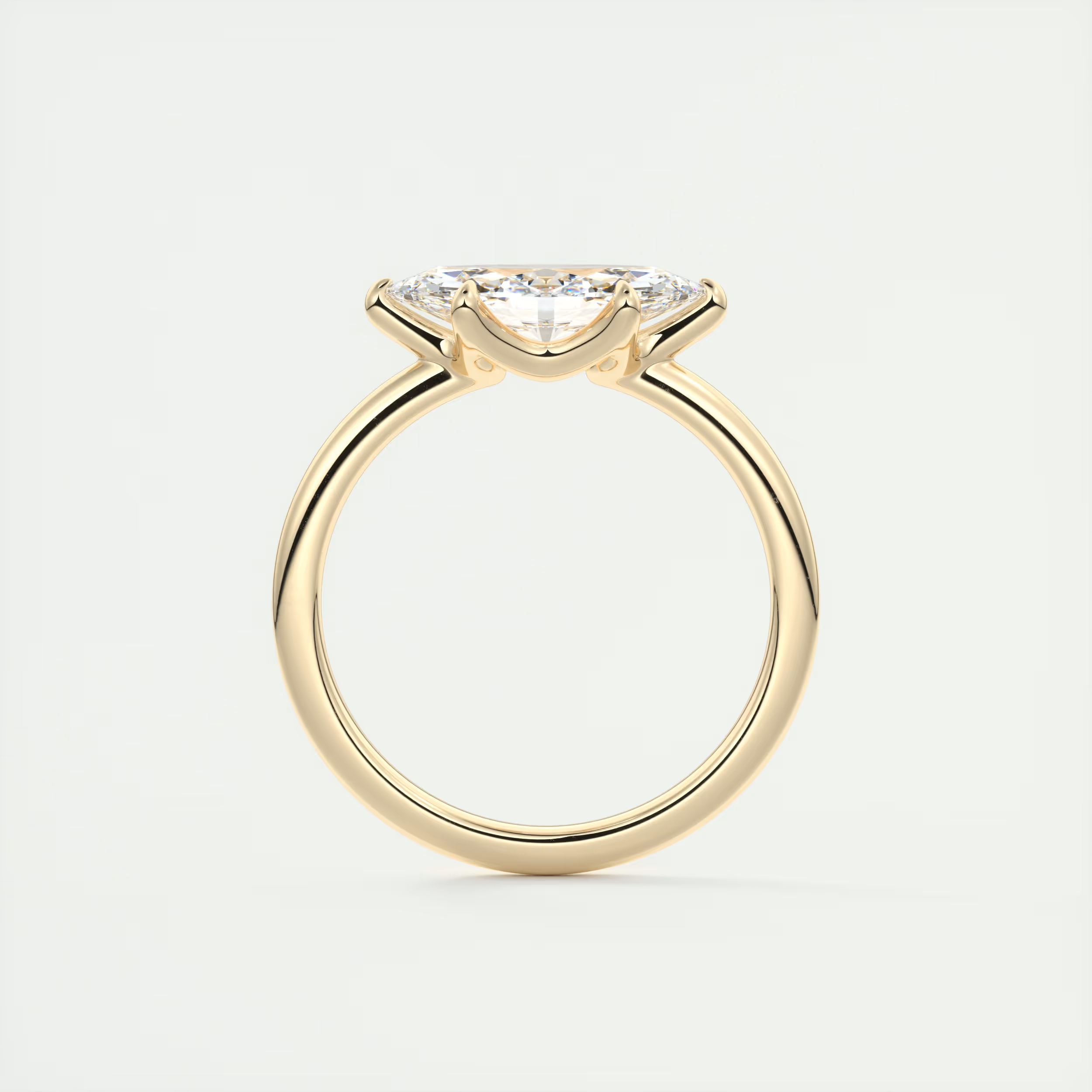 2 Carat Low Profile Marquise Solitaire