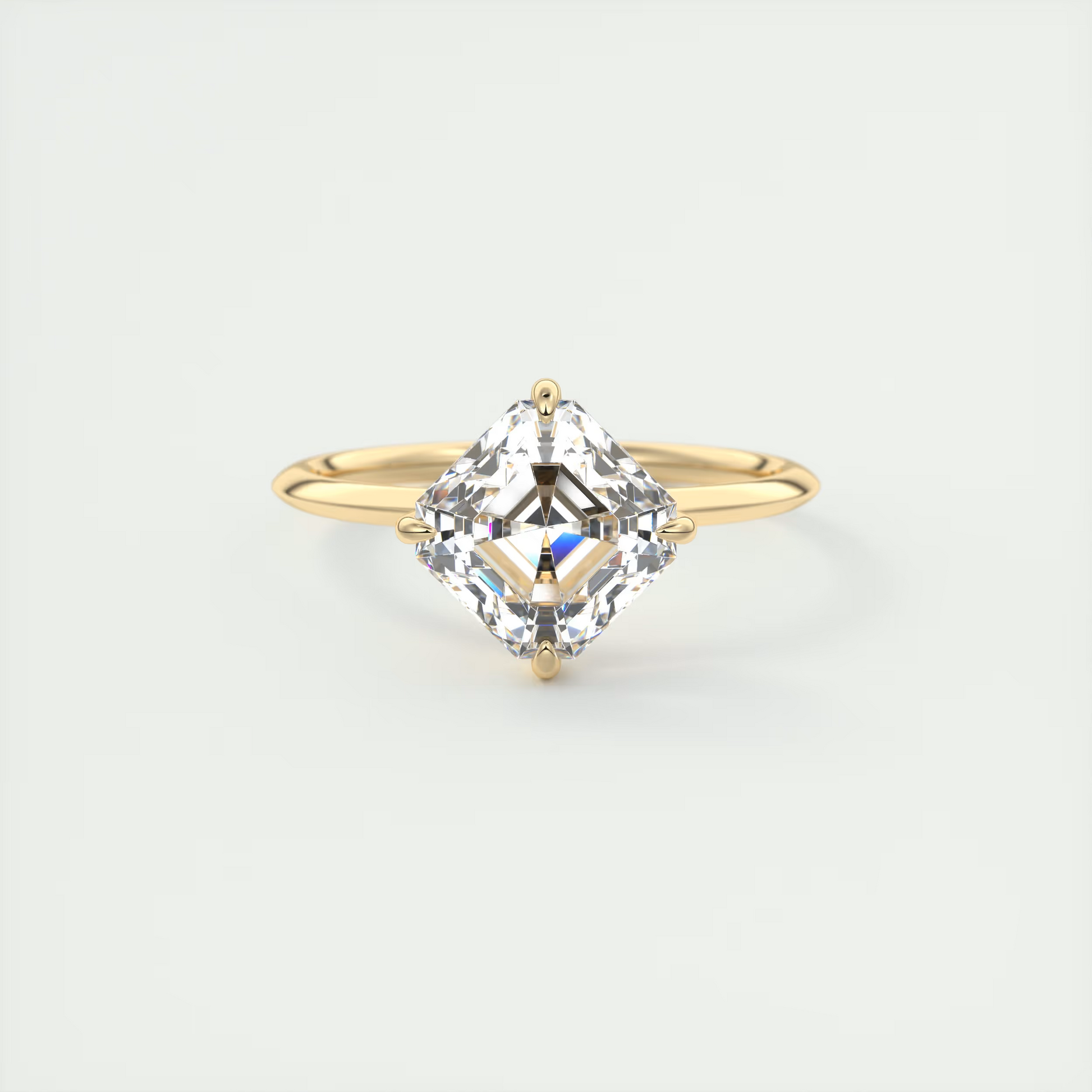 2 Carat Flush Stacking Pear Solitaire