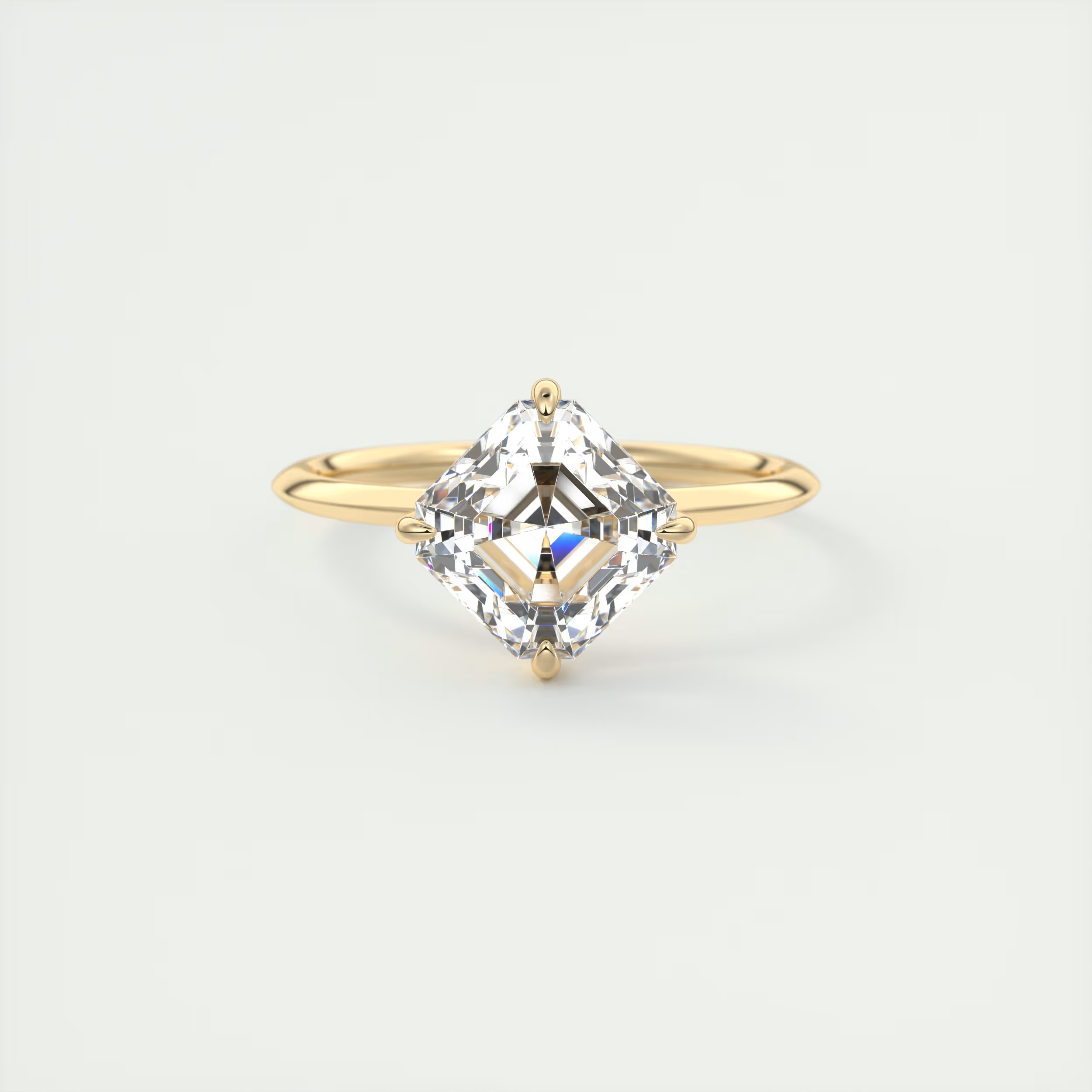 2 Carat Flush Stacking Pear Solitaire