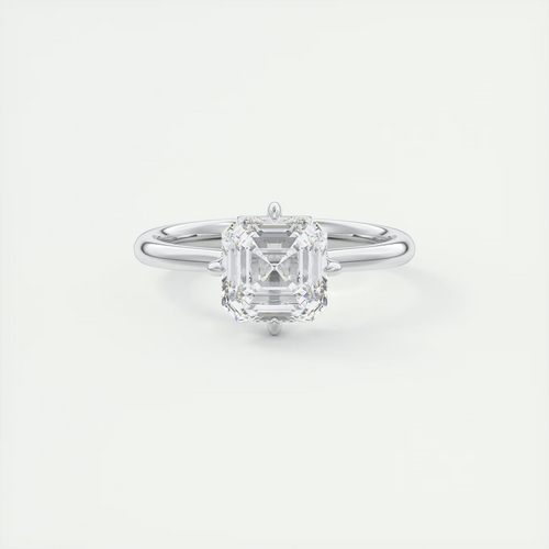 2 Carat Compass Point Asscher Solitaire