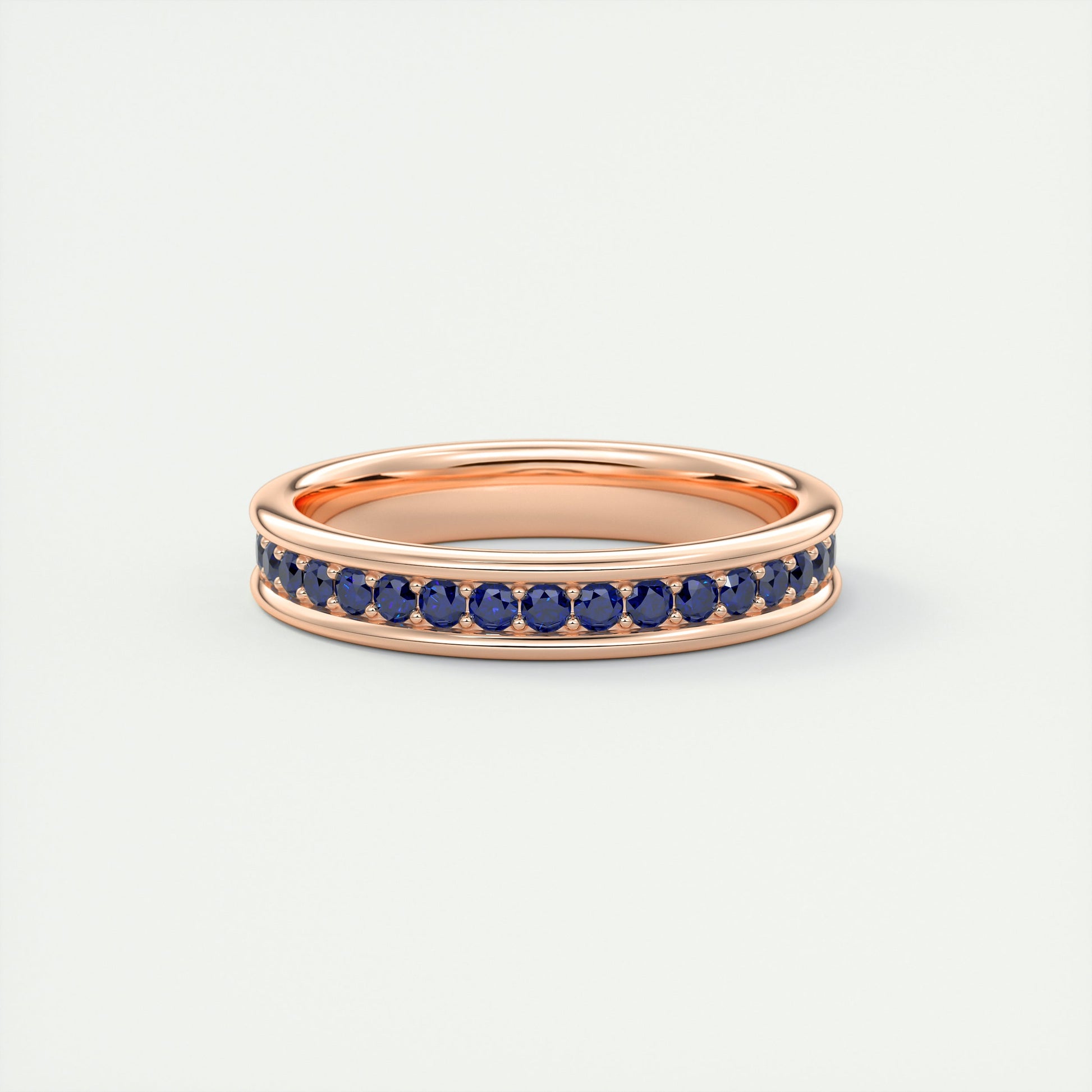 Modern Chunky Blue Eternity Band (0.70 TCW)